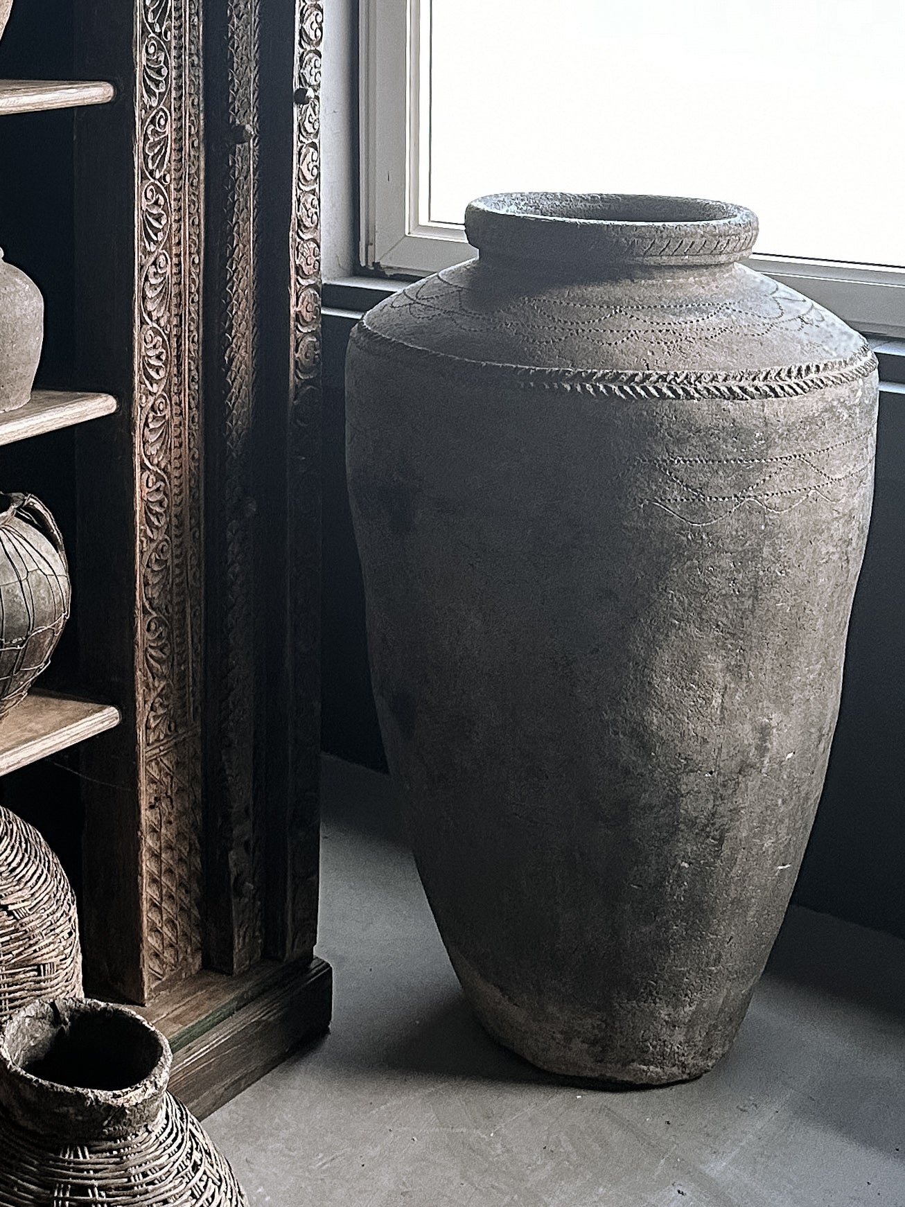 Alte Bodenvase XXL