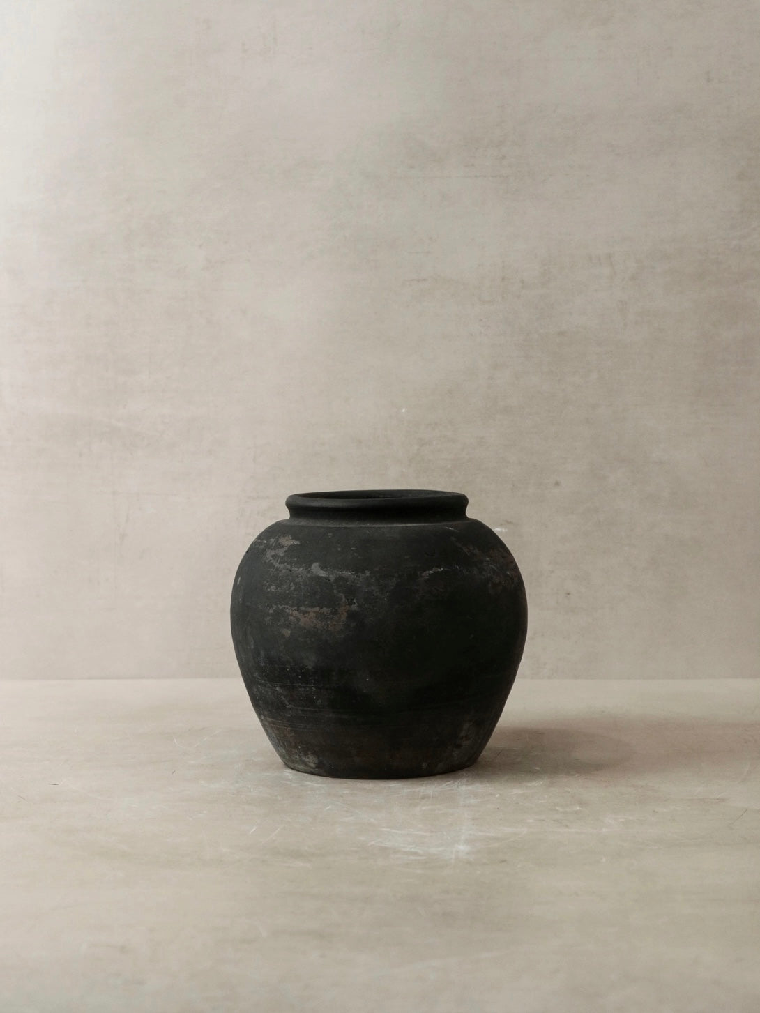 Old Chinese dark pot #6