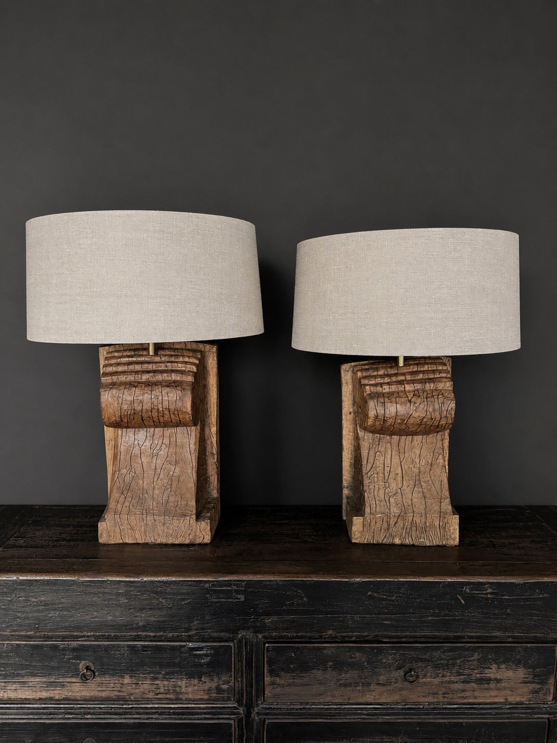 Himachal table lamps – pair