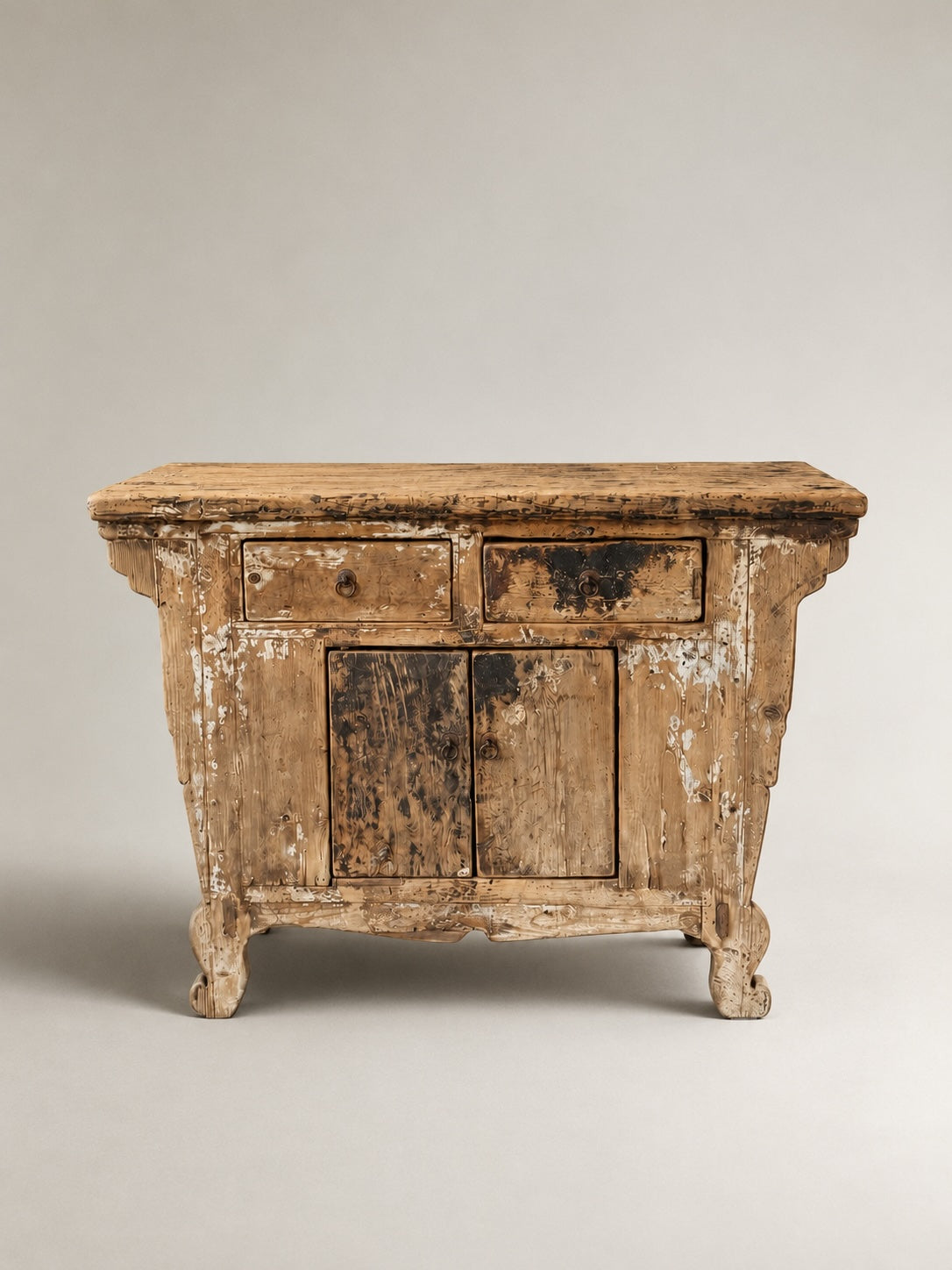 patinated Chinese storage cabinet