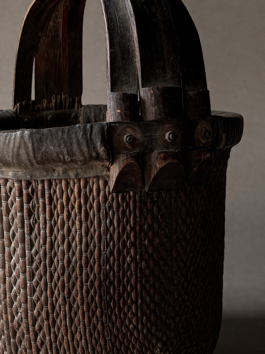 antique basket with handle - No. 2