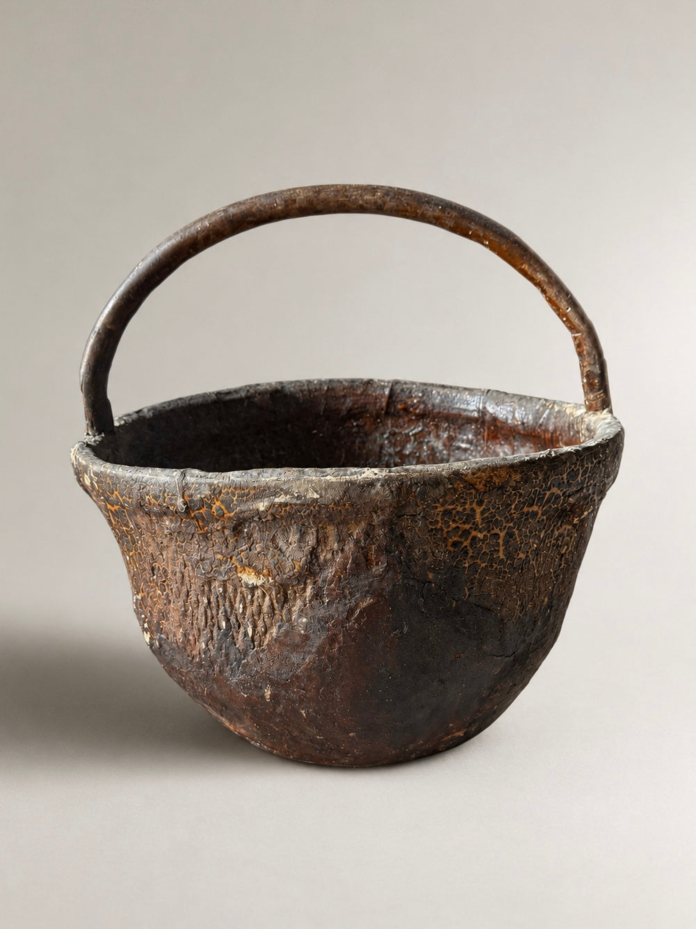 antique basket w/ handle No. 3