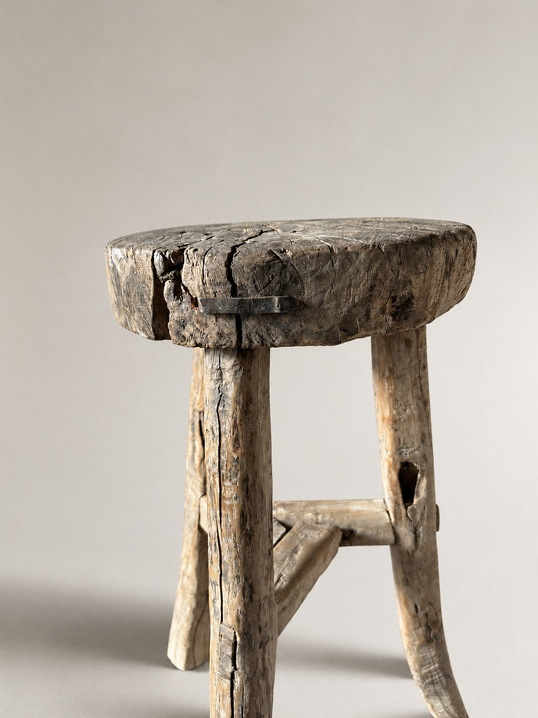 old Chinese round stool – No. 2