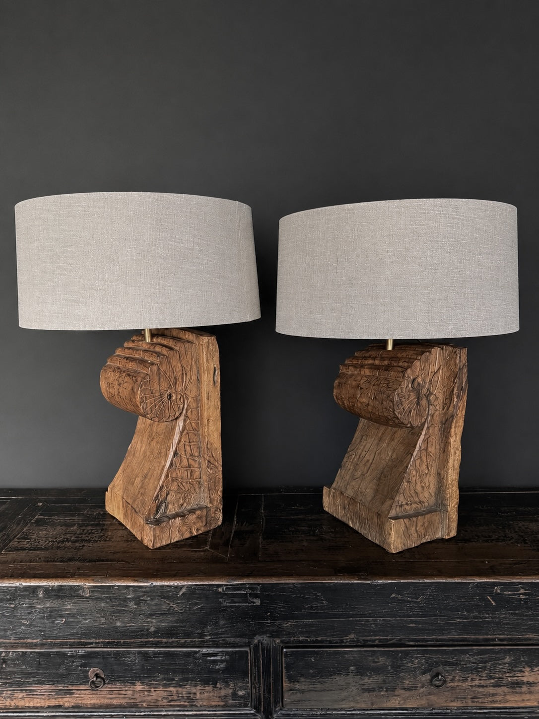 Himachal table lamps – pair