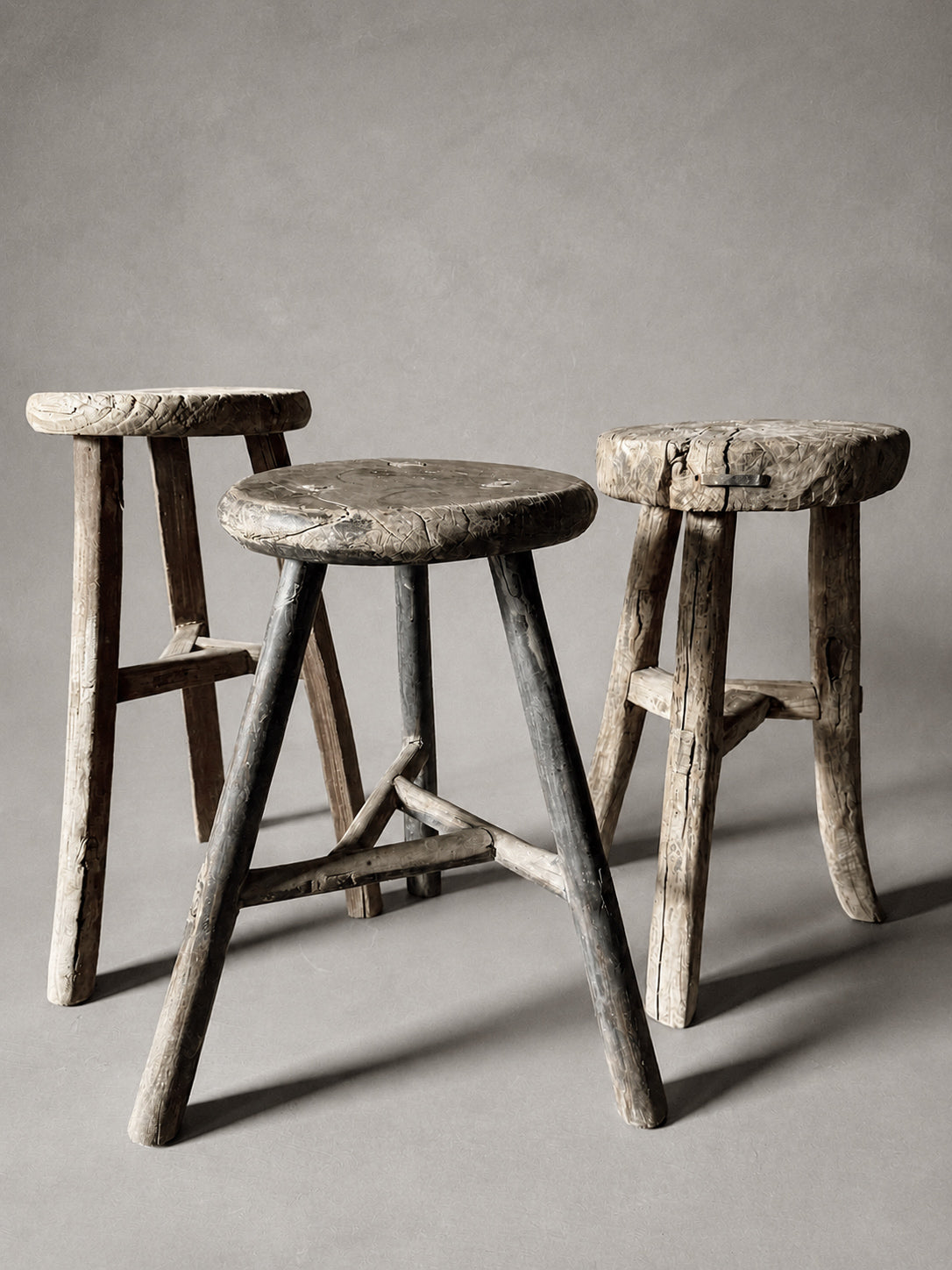 old Chinese round stool – No. 1