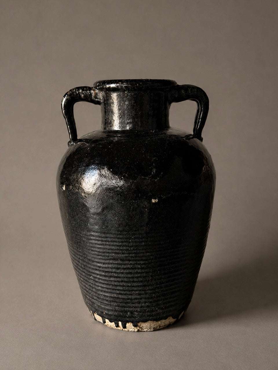 Shanxi black - tall vessel / handle No. 3