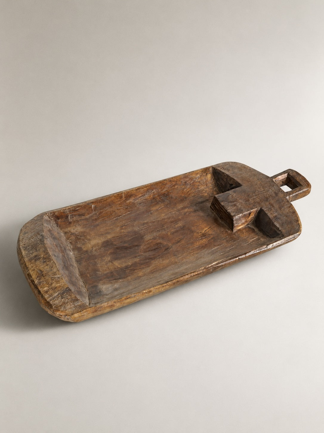 antique Naga wooden platter No. 1