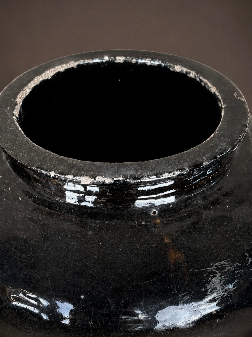 Shanxi Black - pair of very large antique vessels