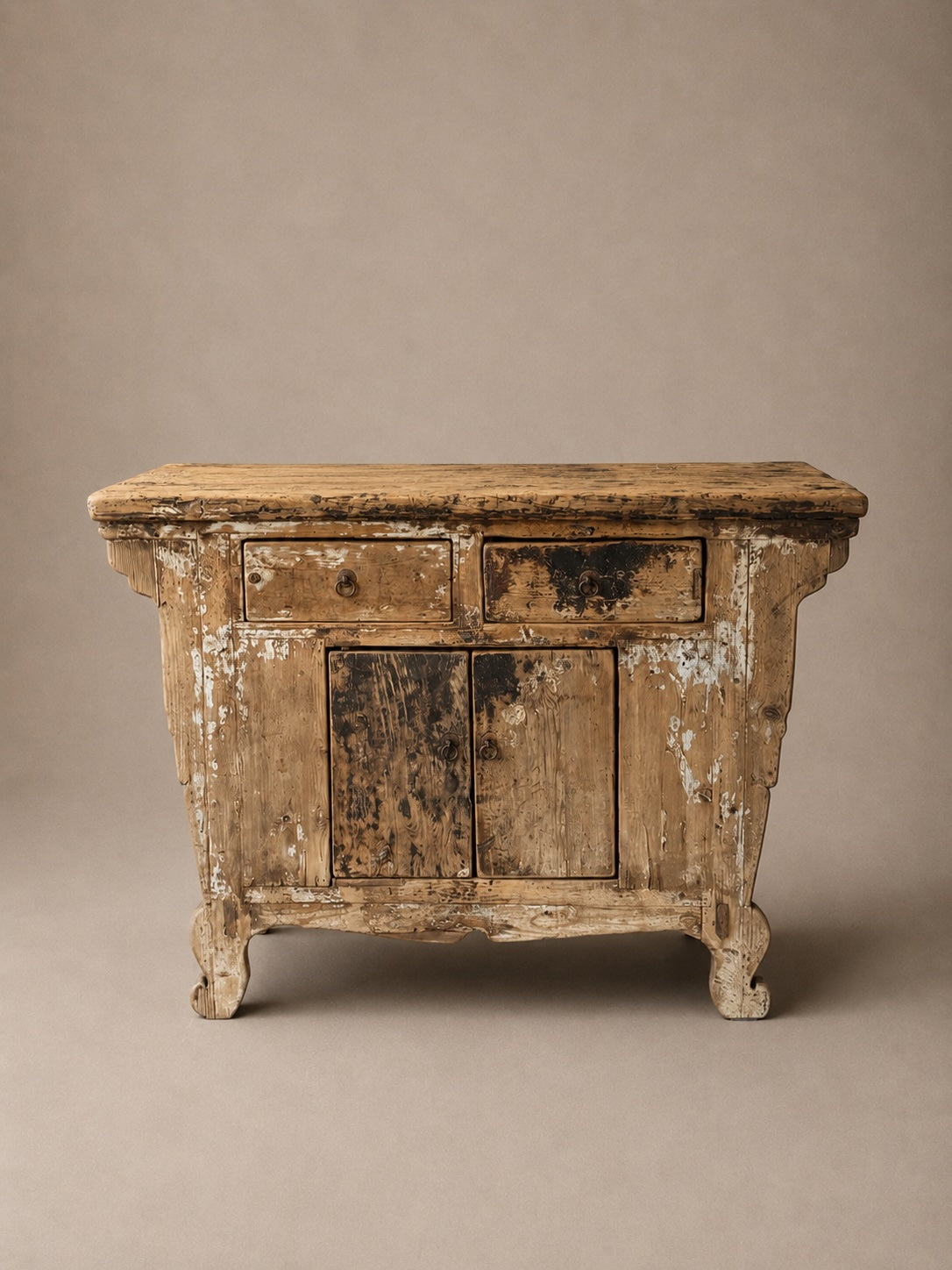 patinated Chinese storage cabinet