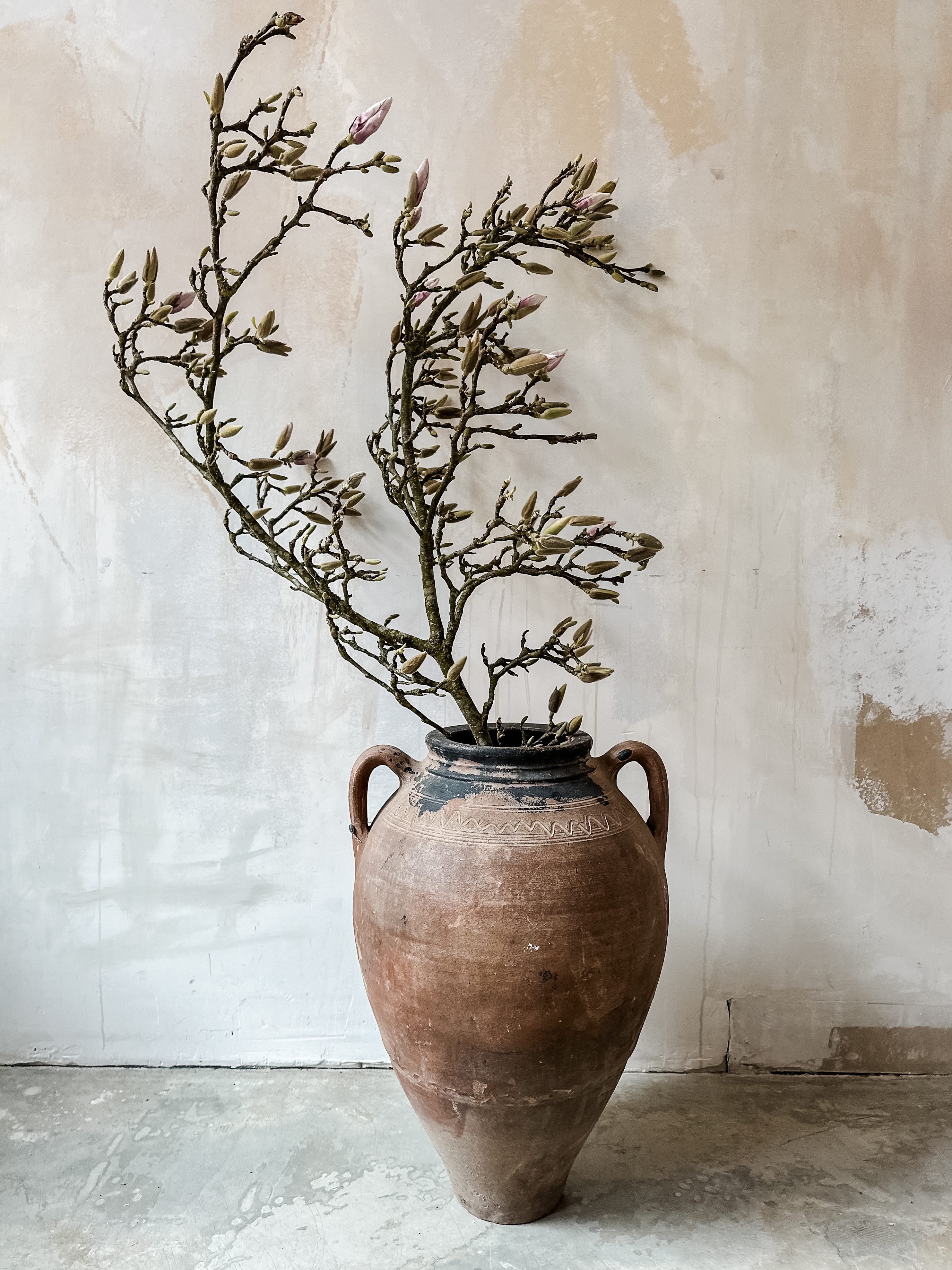 Antique Turkish olive pot #3