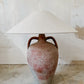 Lampe antike Amphore & Leinen #1