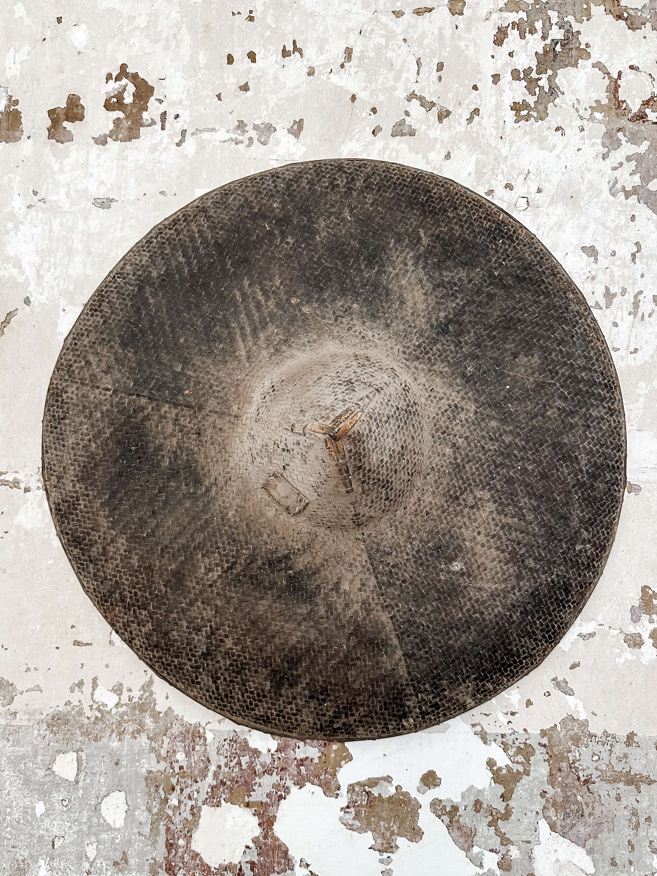 antique Chinese farmer's hat #2