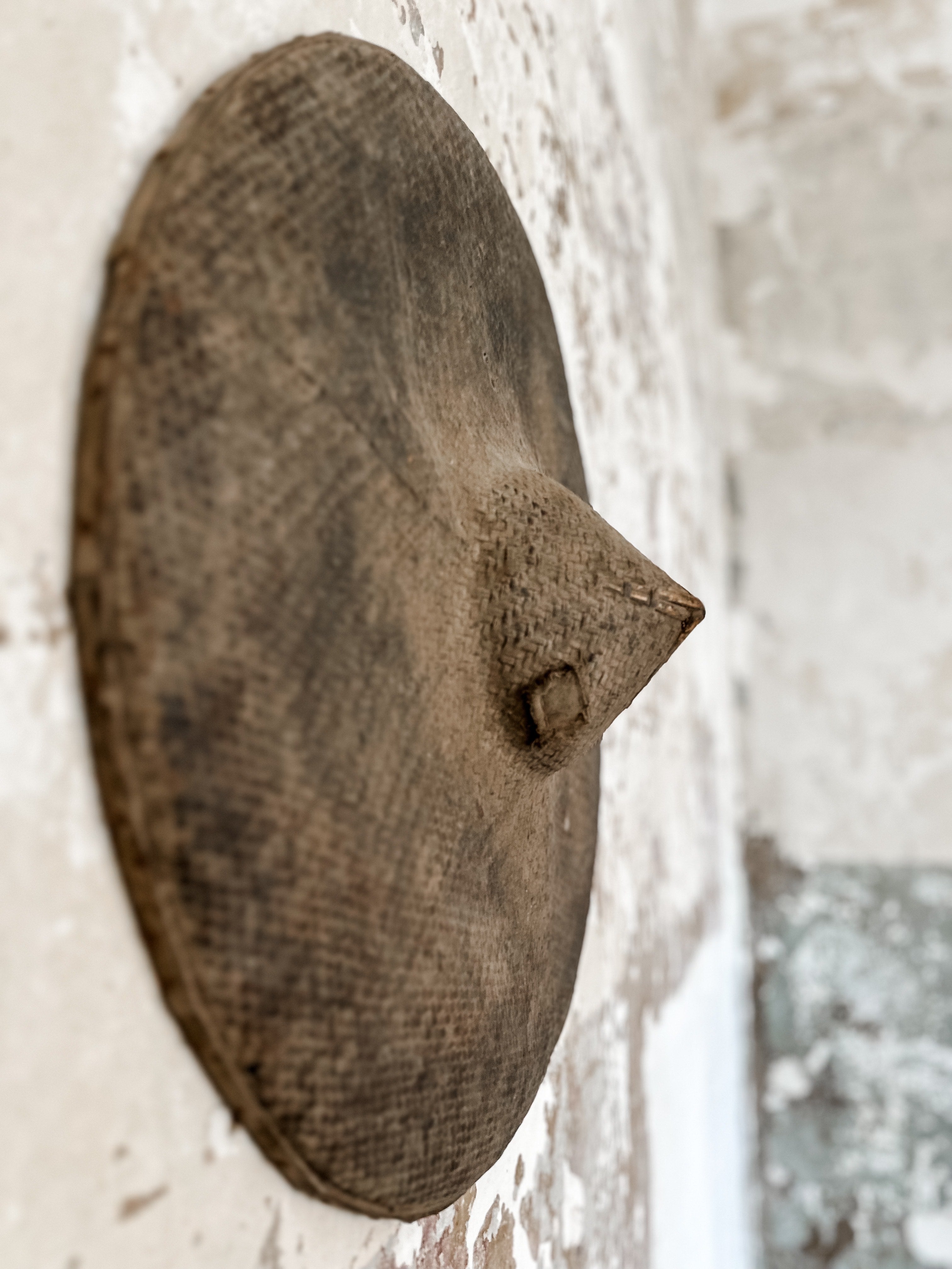 antique Chinese farmer's hat #2