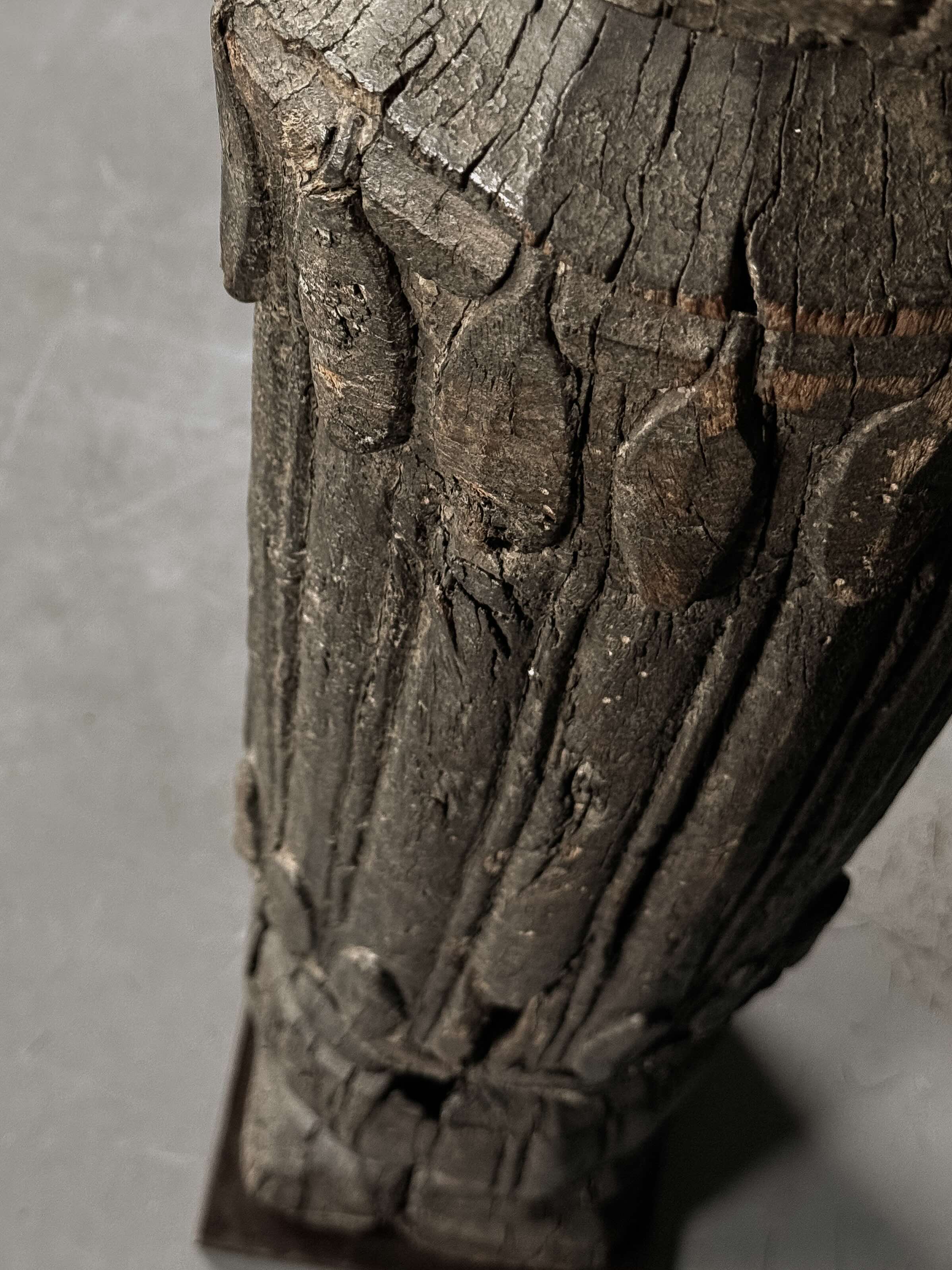 antique pillar floor lamp