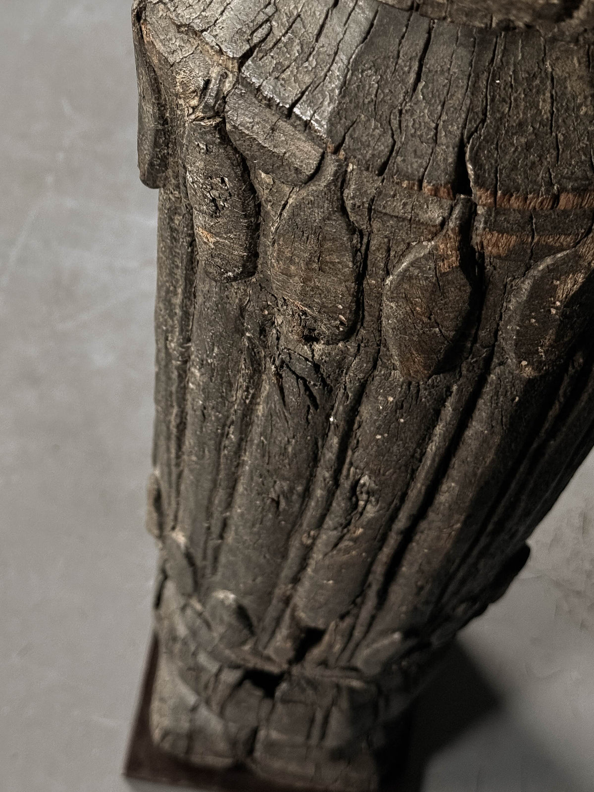 antique pillar floor lamp