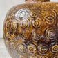 Antique seashell coin jar