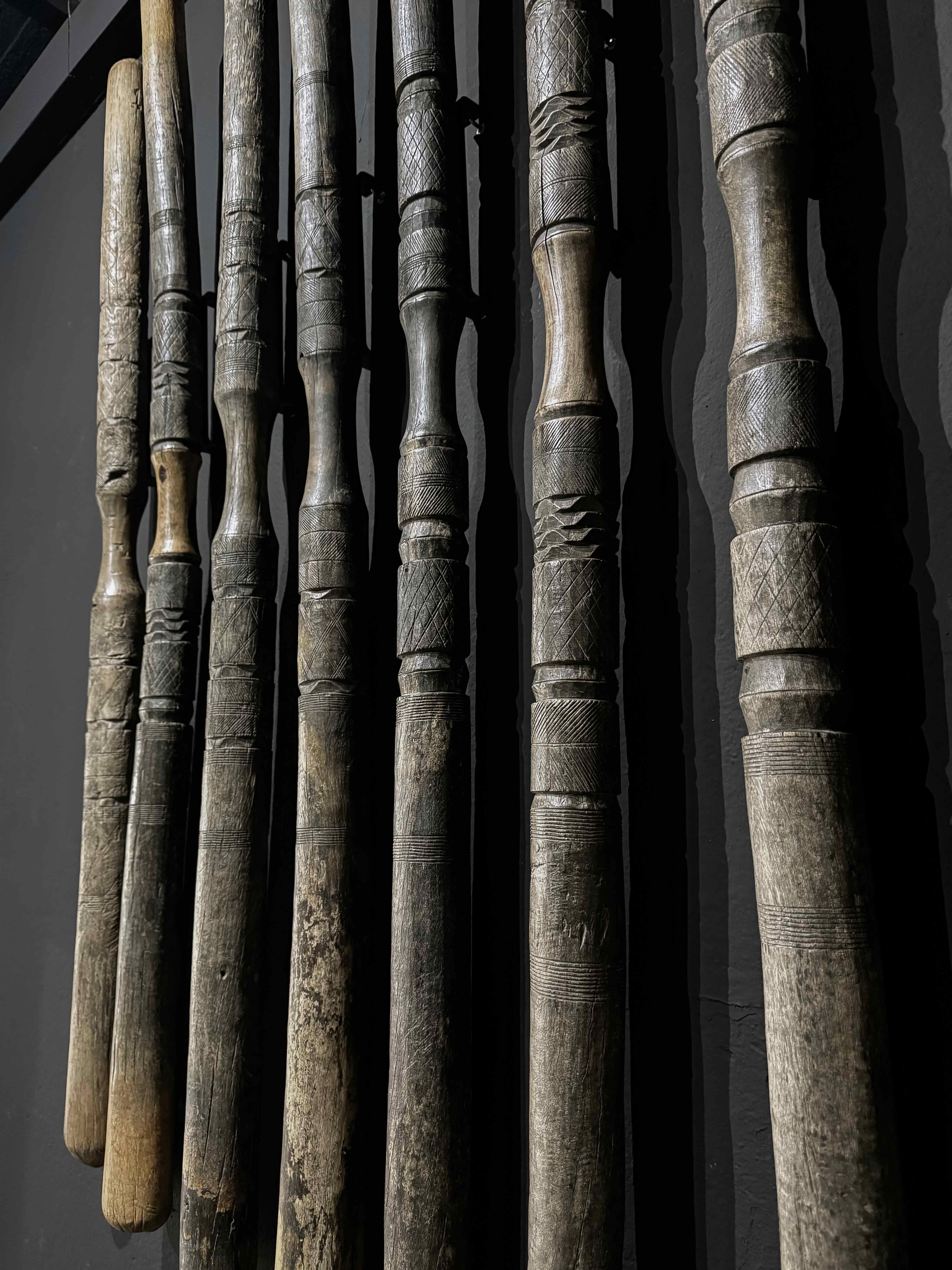 old Peulh pylons from Niger – set of nine