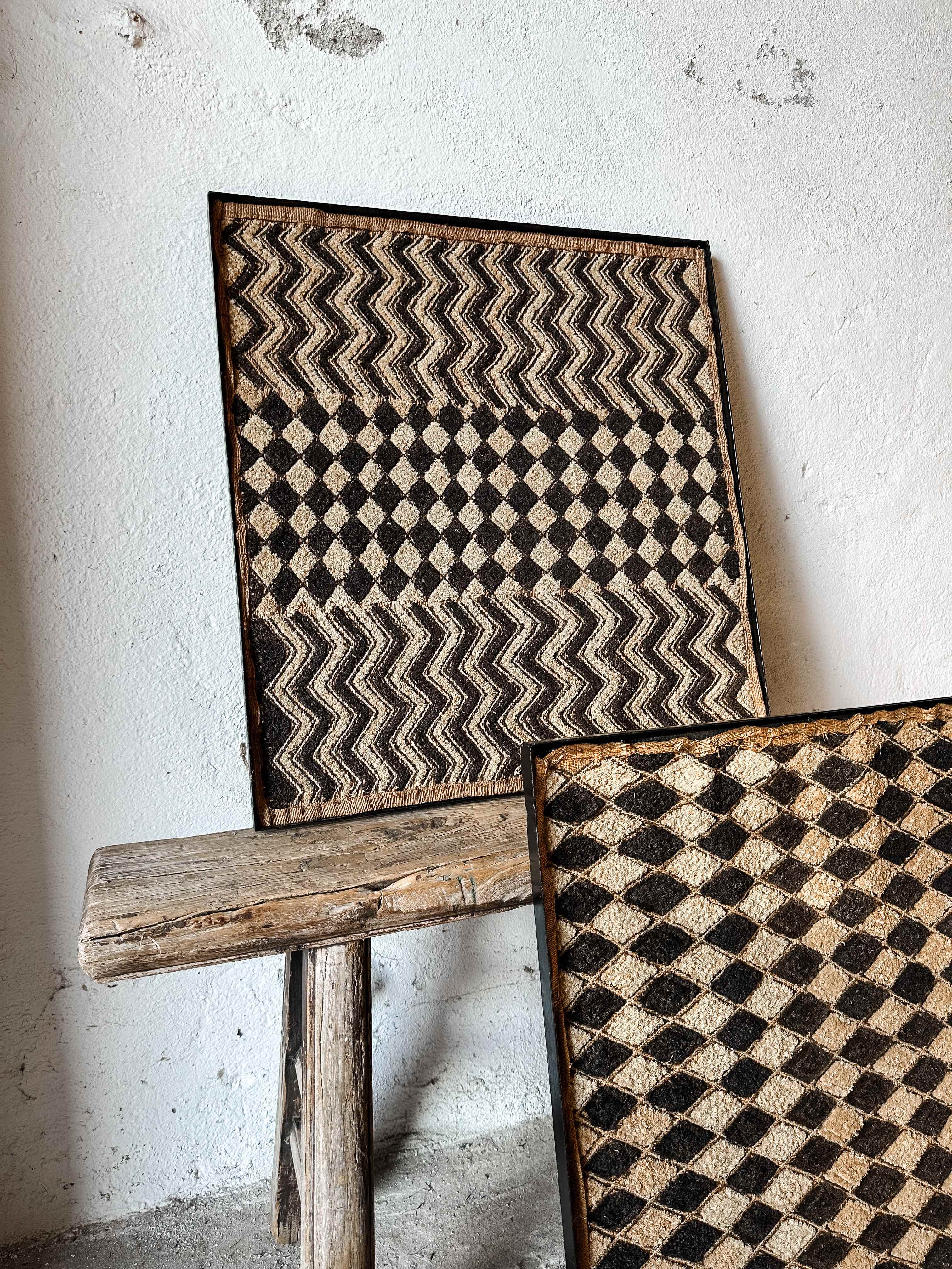 Kasai velvet / Kuba cloth framed
