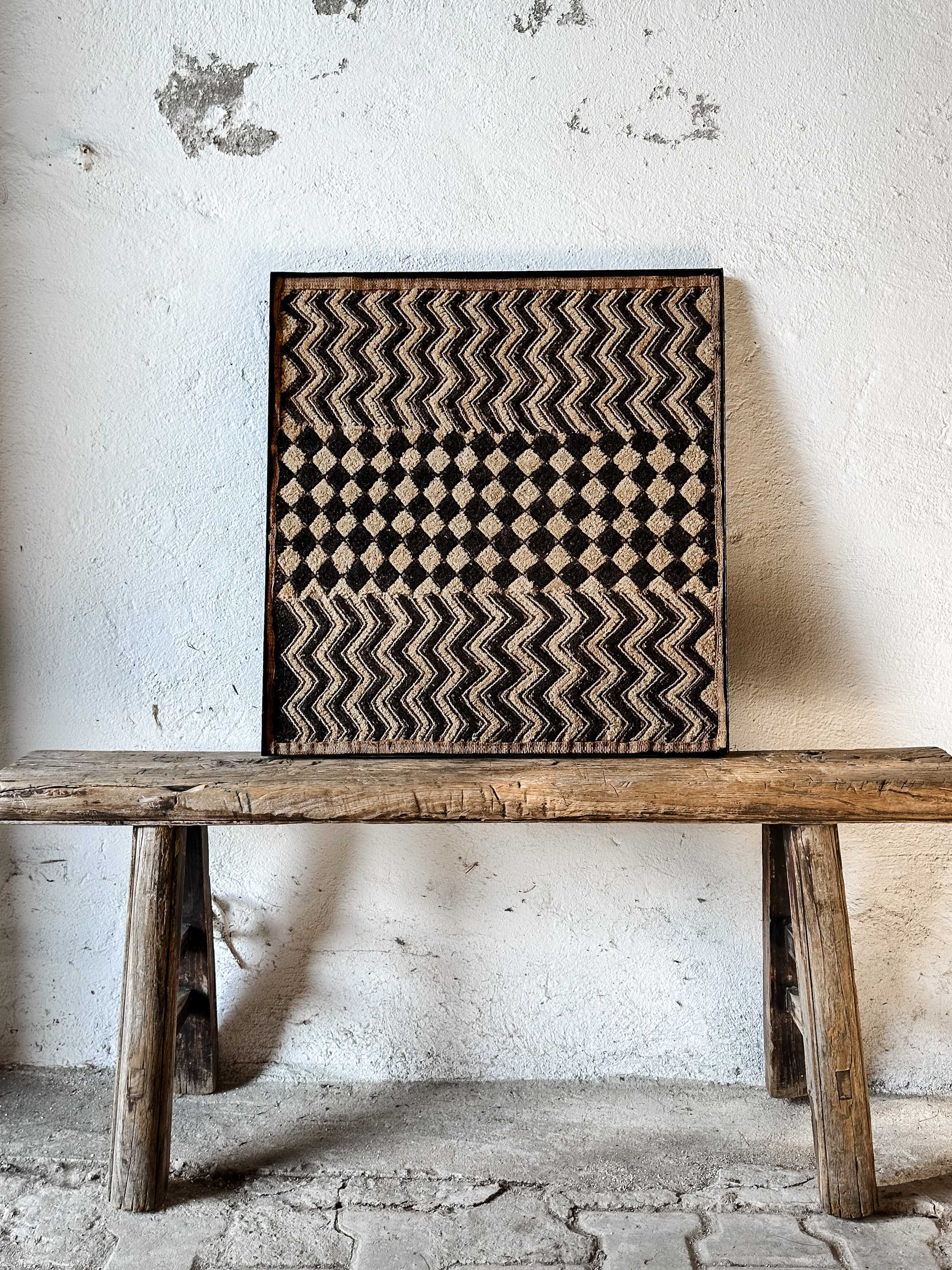Kasai velvet / Kuba cloth framed