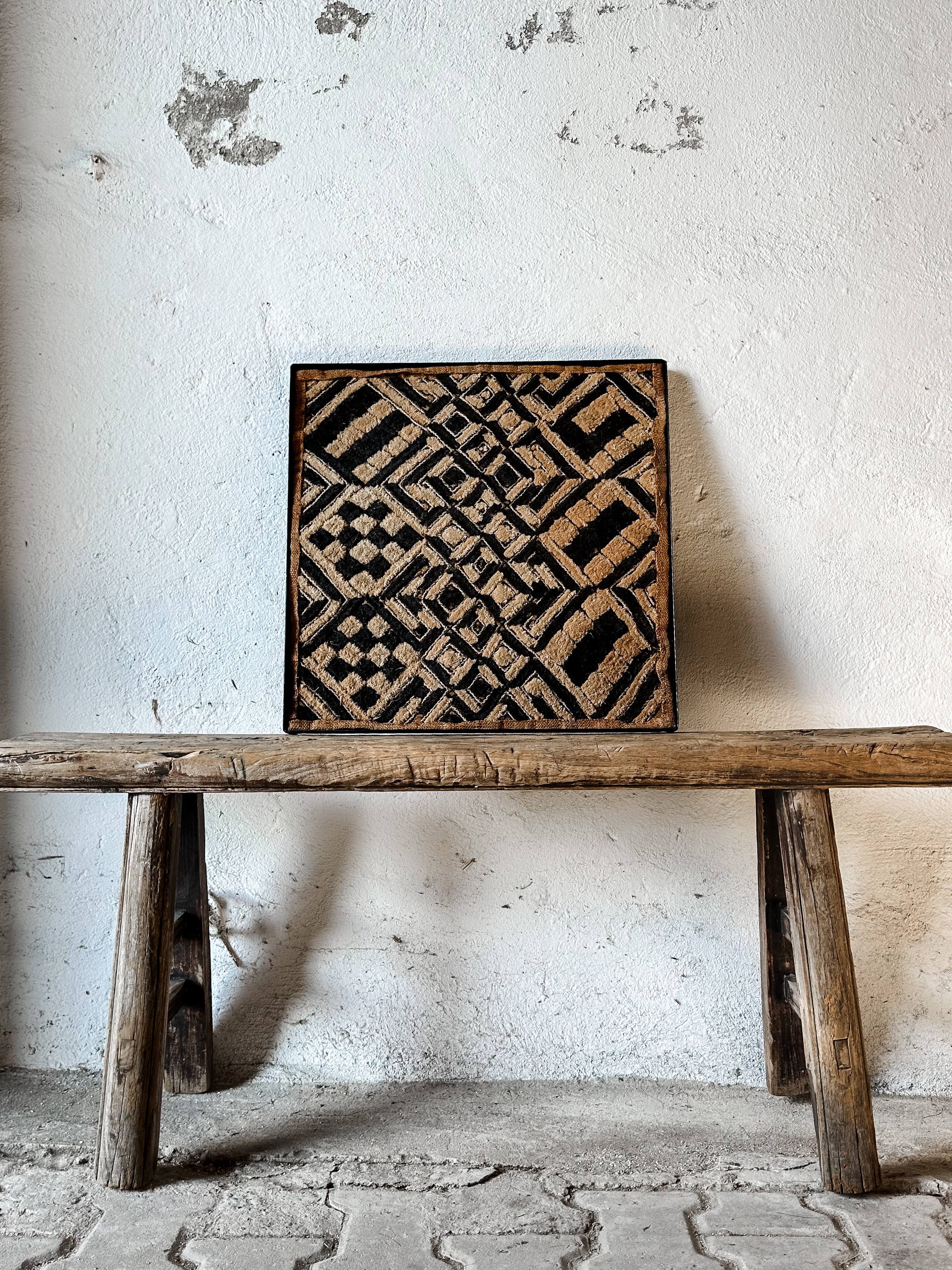 Kasai velvet / Kuba cloth framed