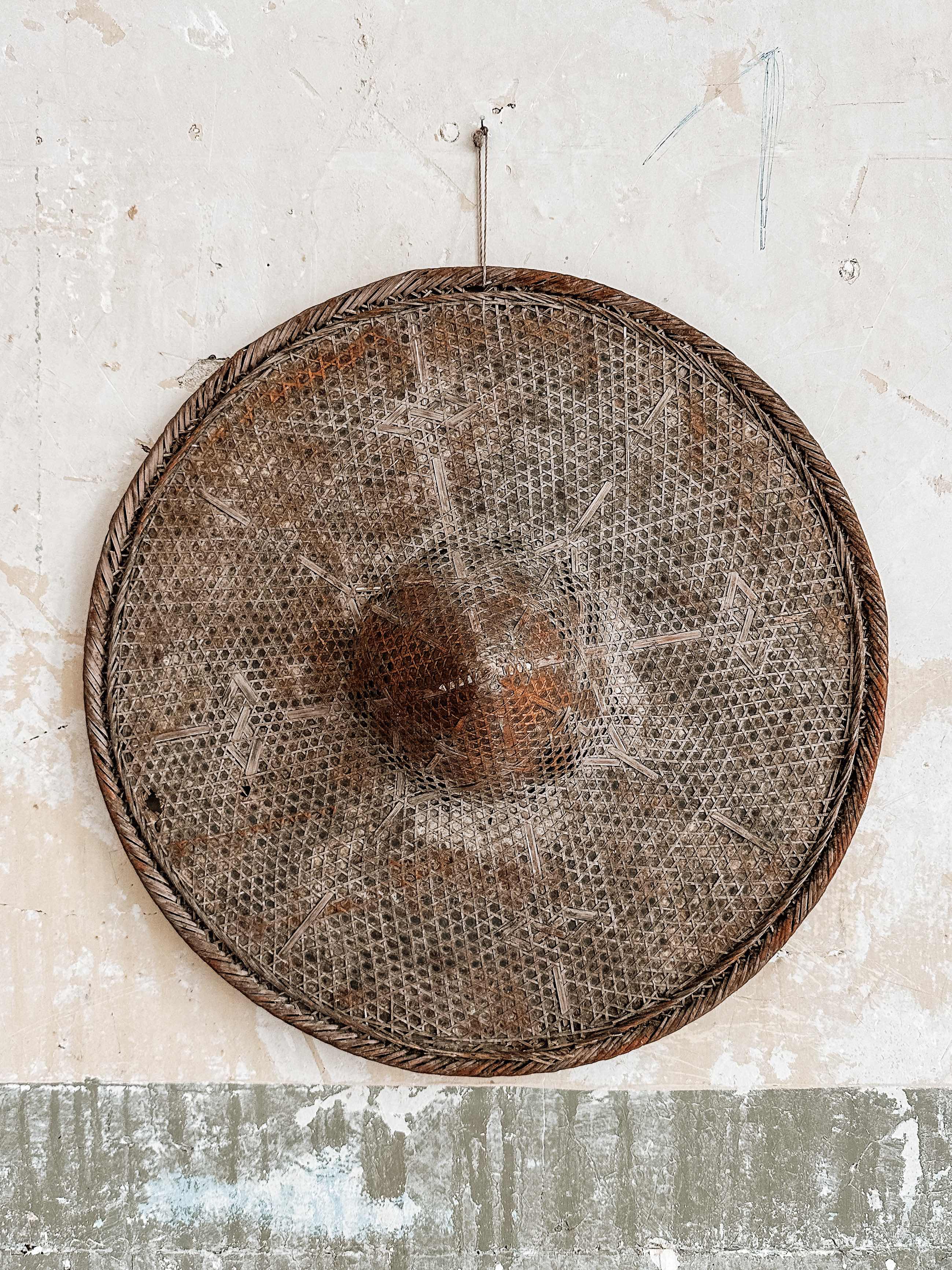 Antique Chinese farmer's hat