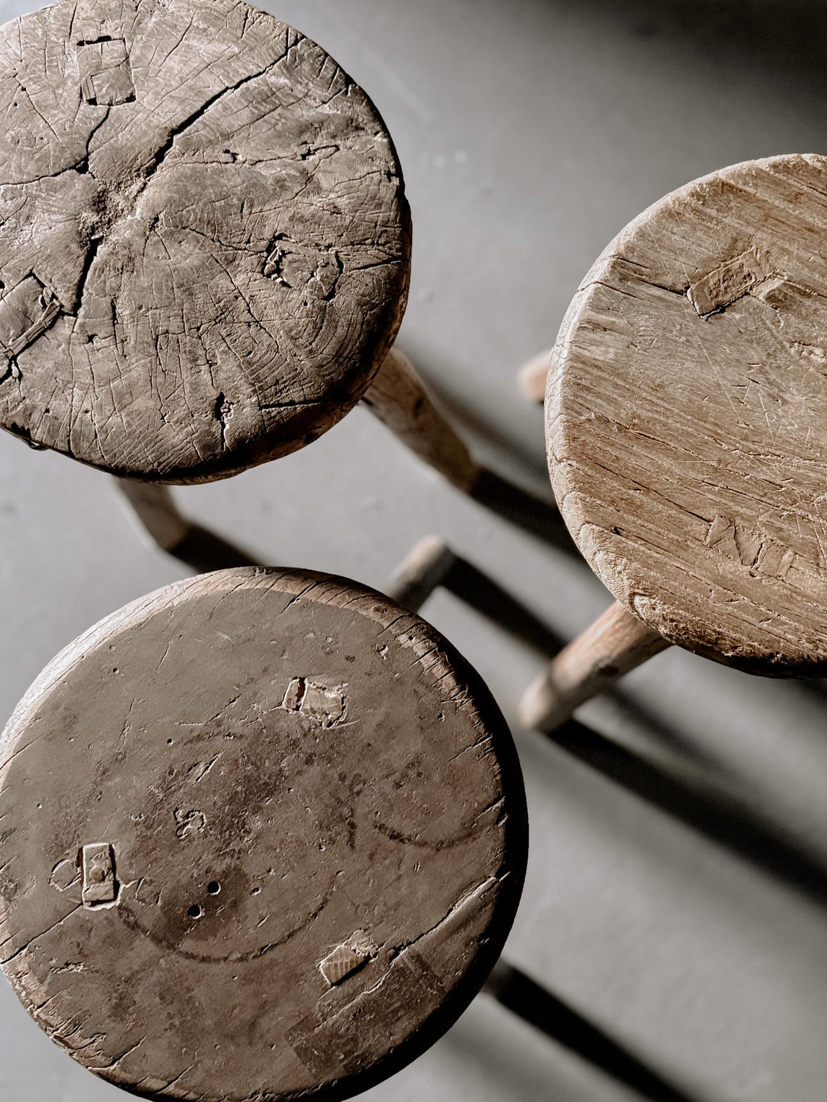old Chinese round stool – No. 3