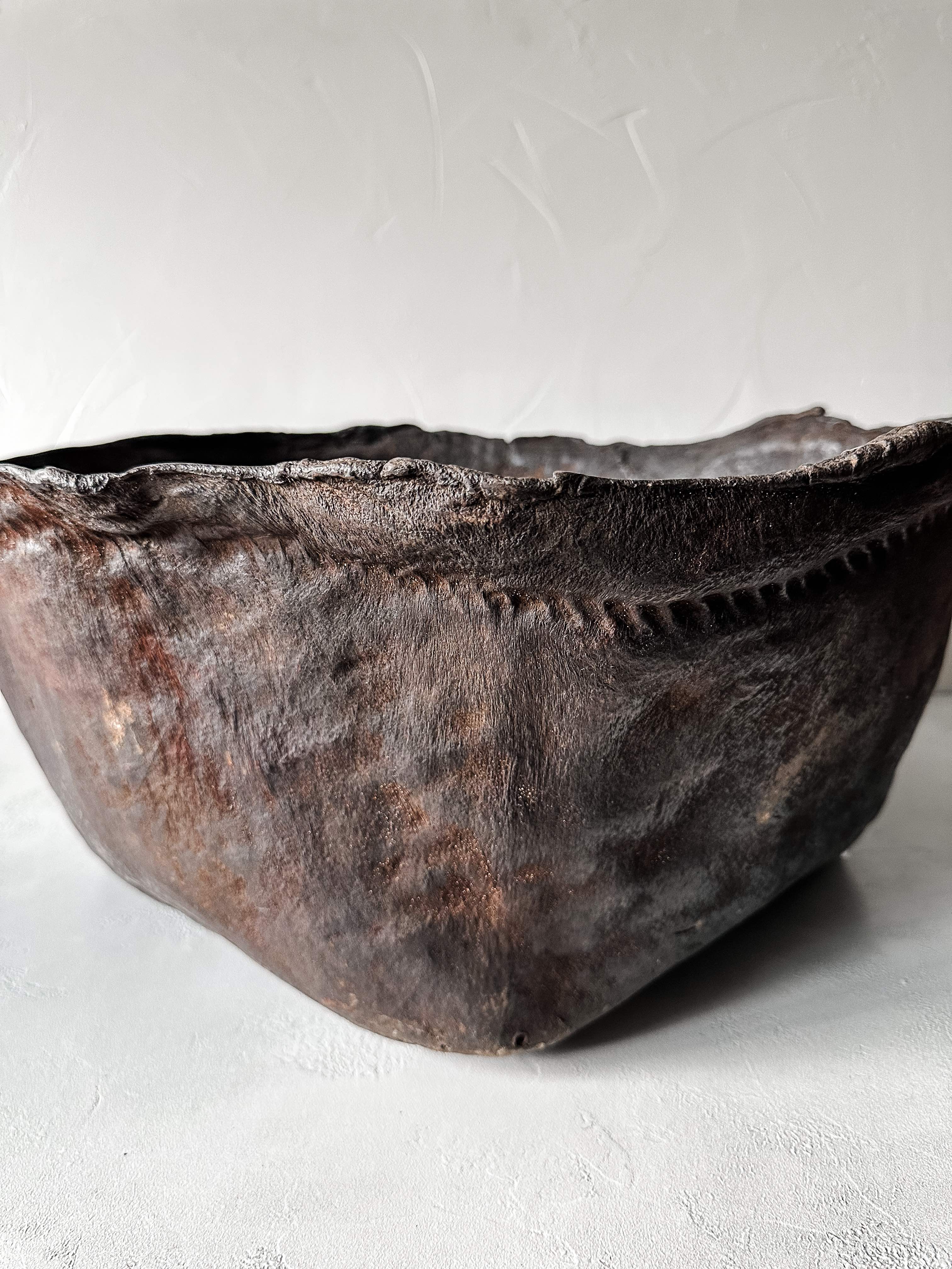 old Buffalo skin container #3