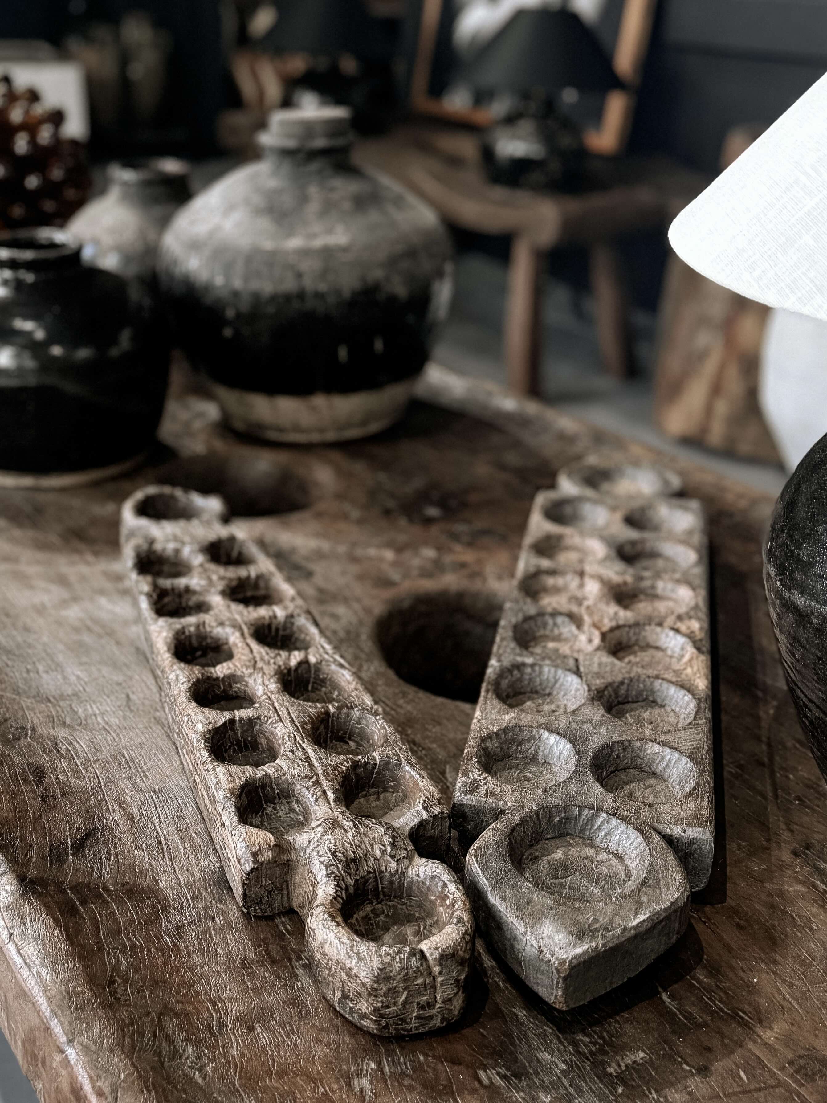 old Indian spice trays