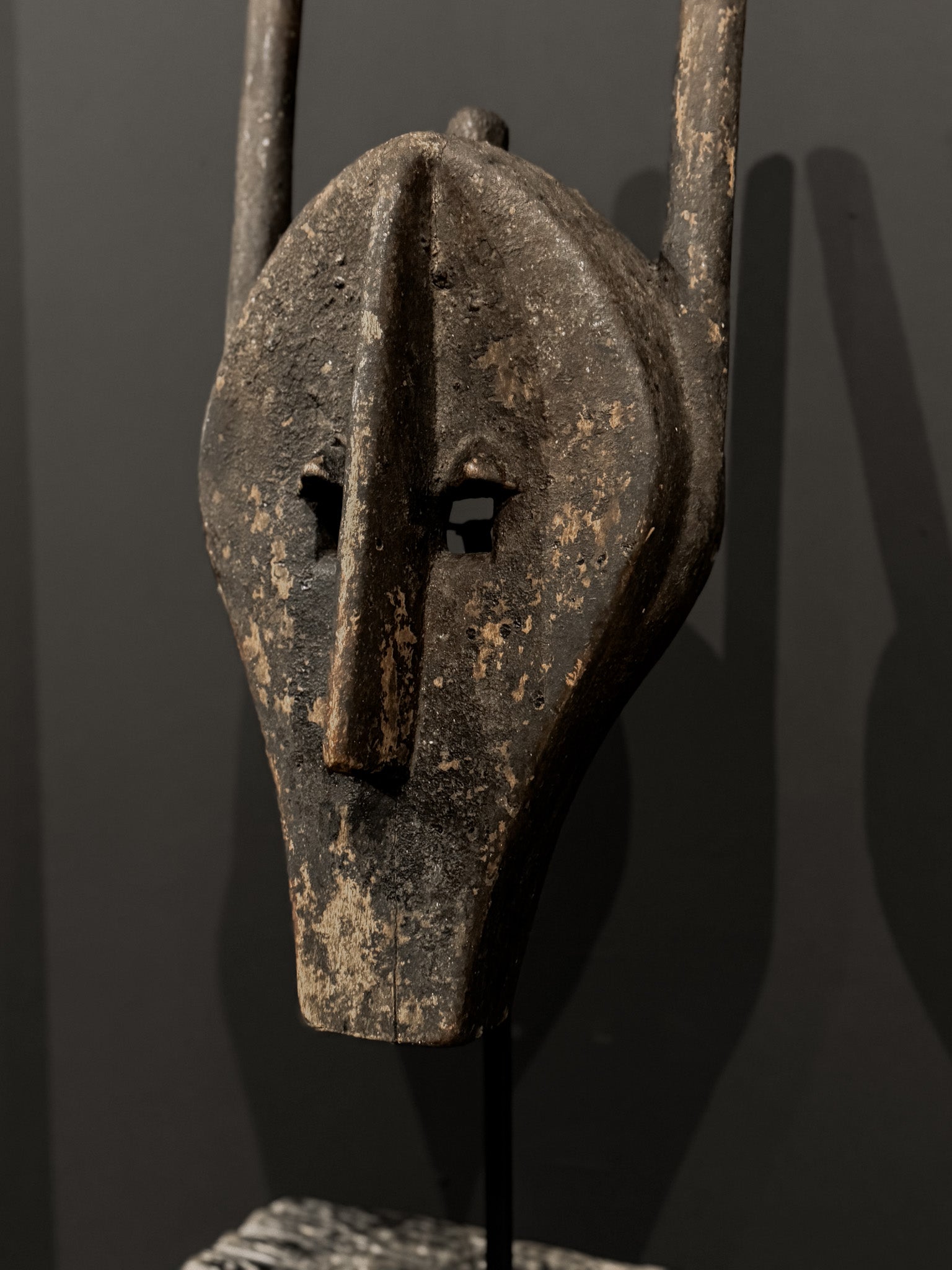 old Senufo antelope mask Ivory Coast