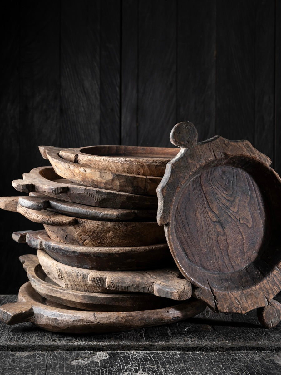 old Nepalese serving plate