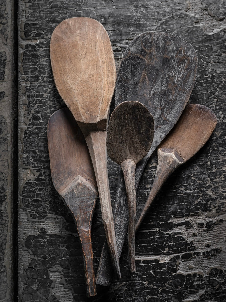 19c wooden spatula