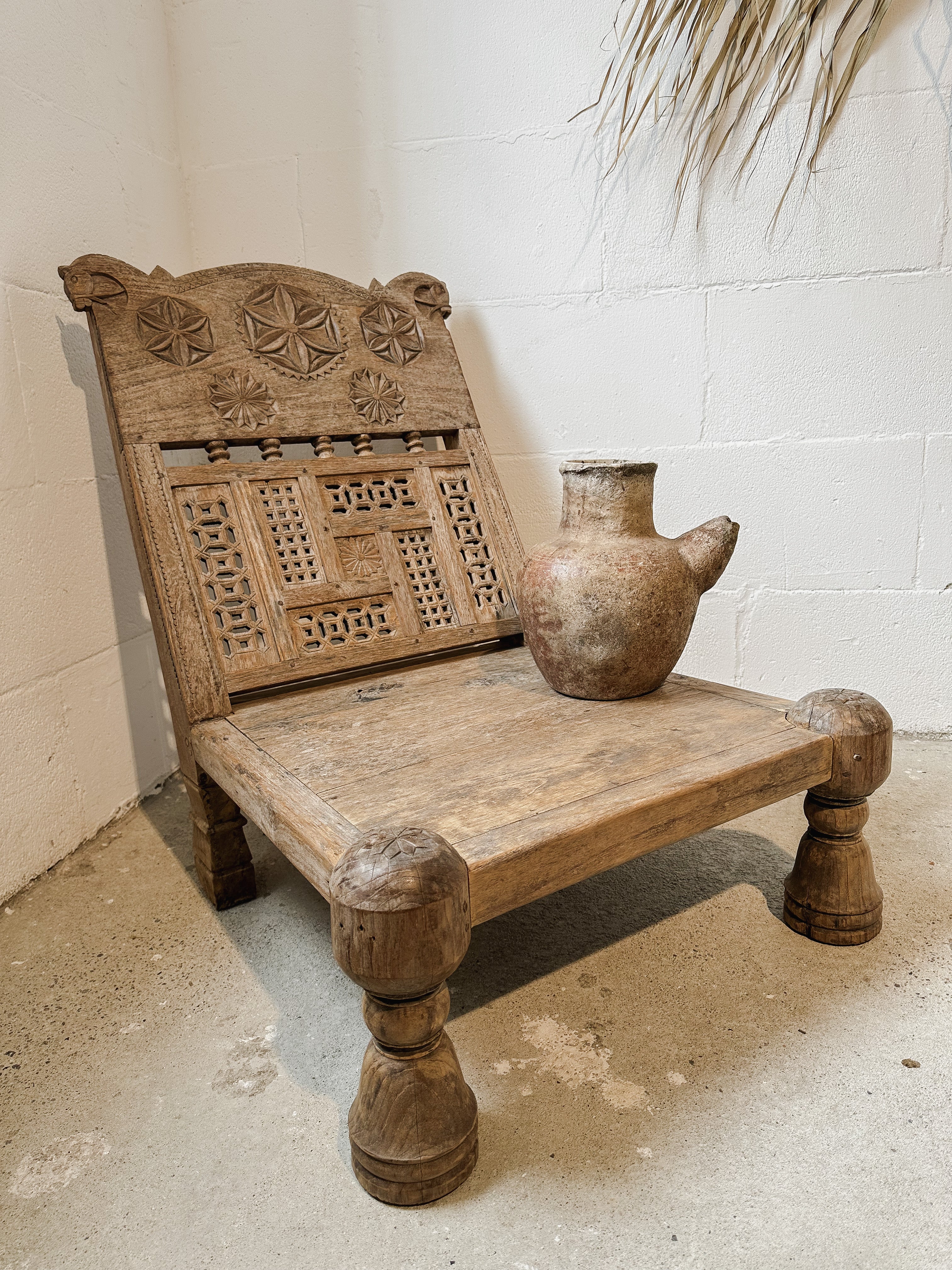 The old Lombok wooden chair