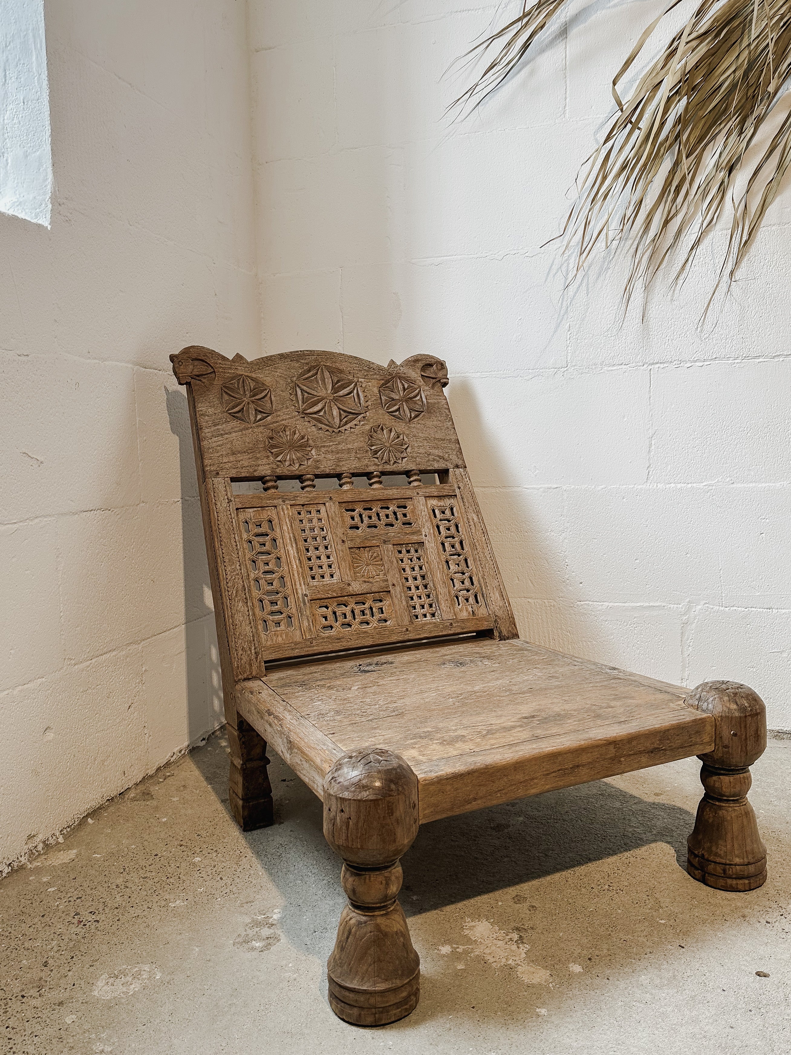 The old Lombok wooden chair