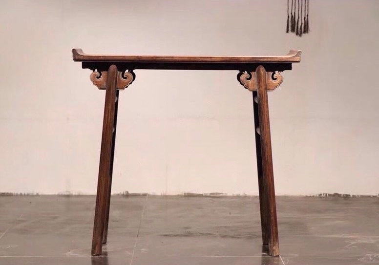 100 year old console table #3