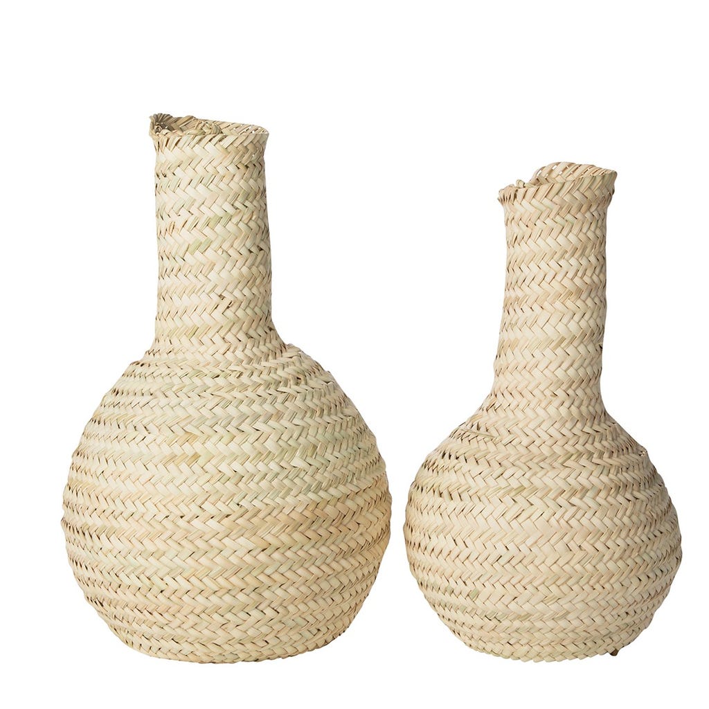 Vase Palmenblätter - Mo's Interior Art