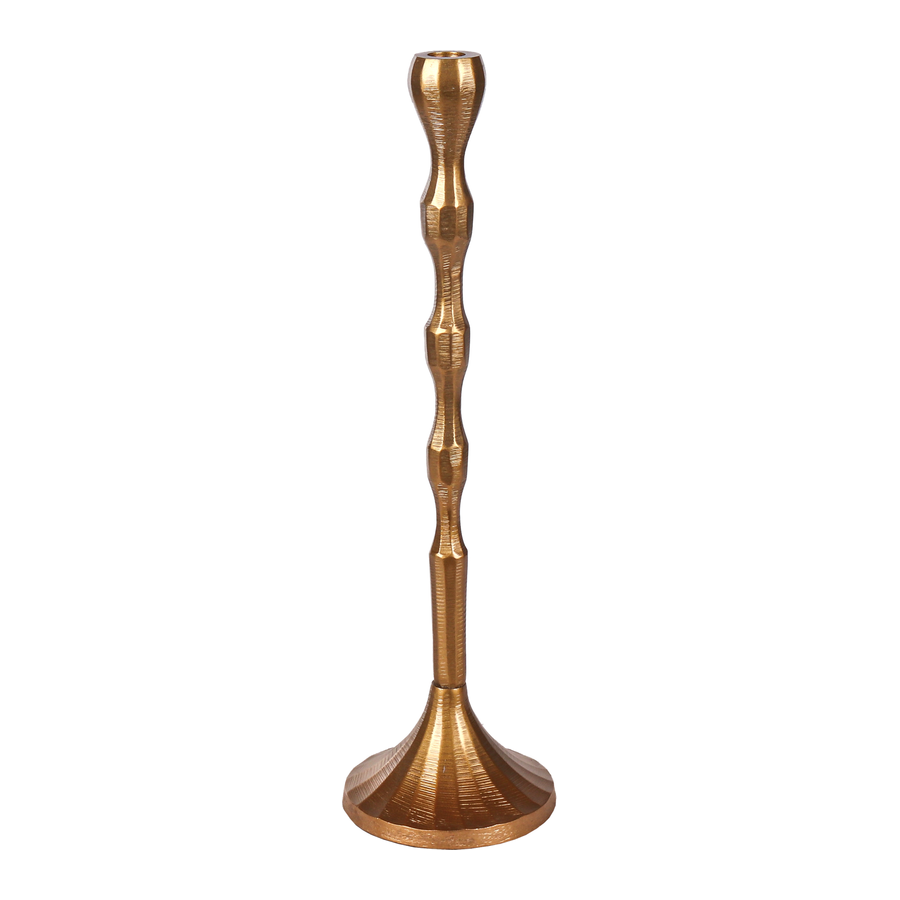 Goldfarbener Kerzenhalter