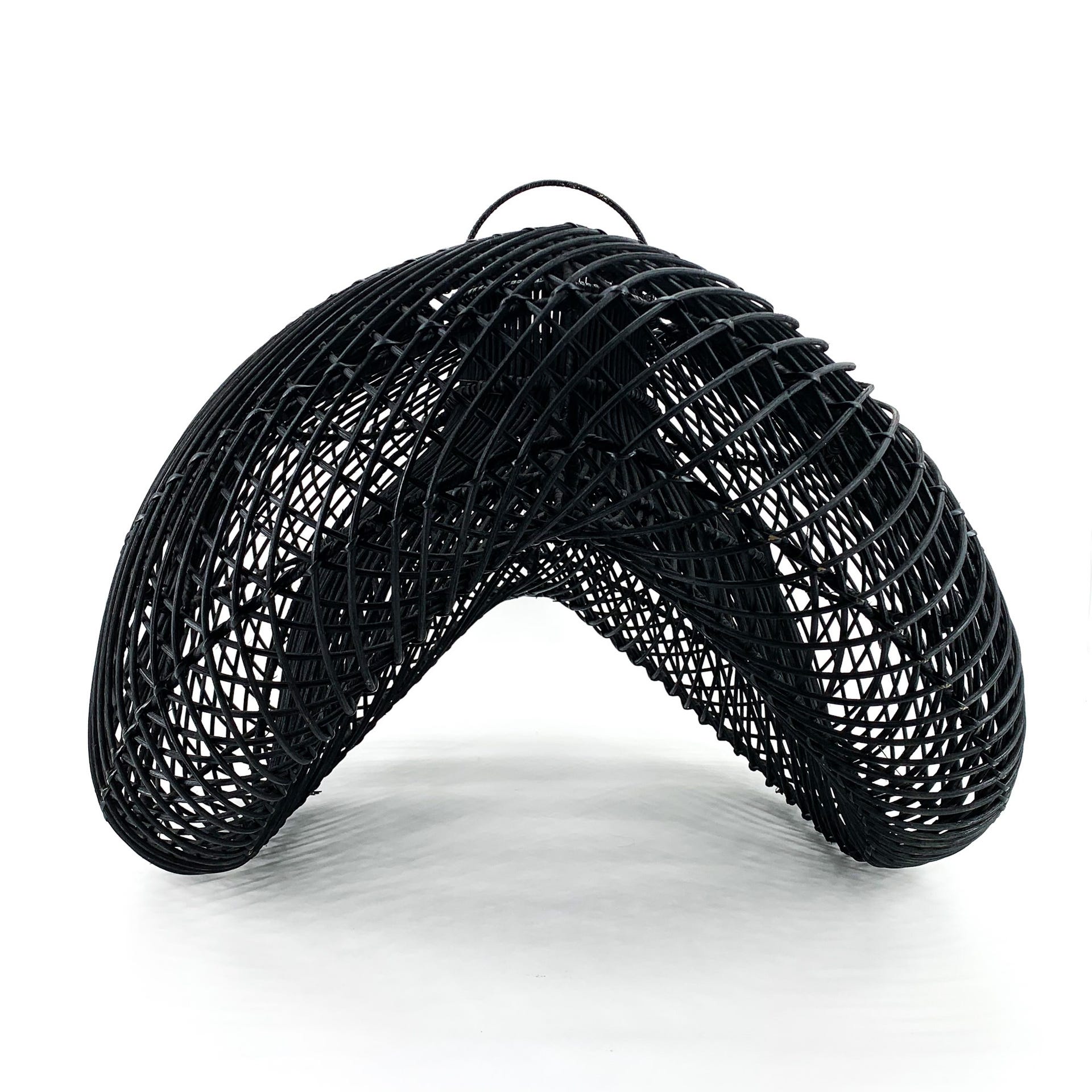 Lampenschirm Rattan schwarz - Mo's Interior Art