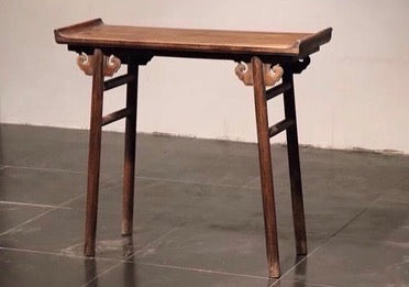 100 year old console table #3