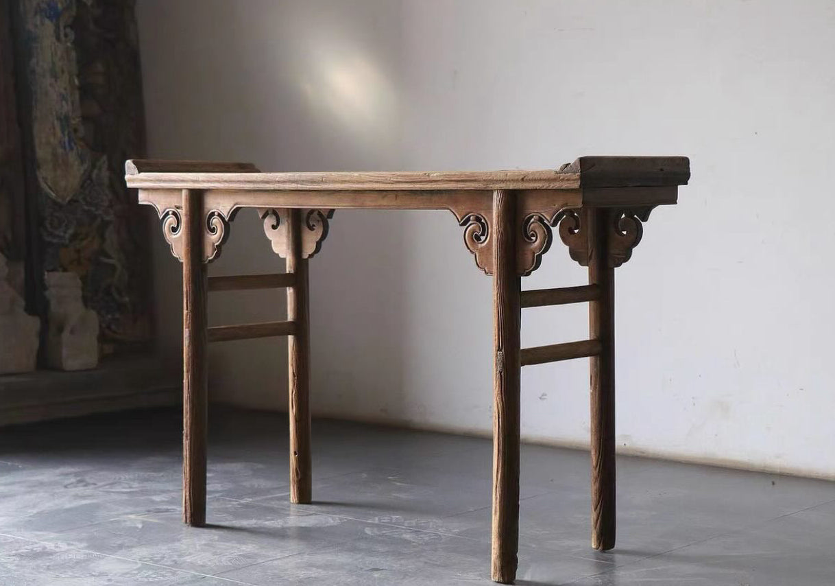 100 year old console table #2
