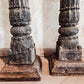 Altes indisches Säulen-Paar