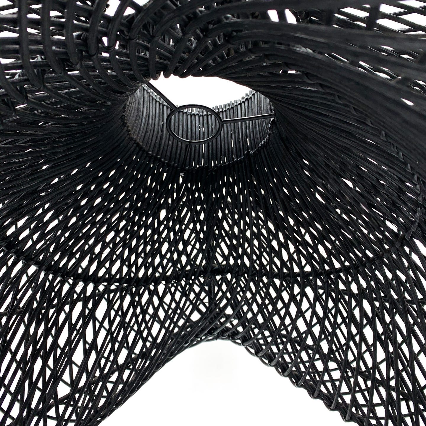 Lampenschirm Rattan schwarz - Mo's Interior Art