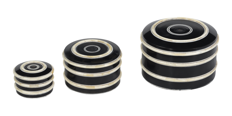 Bone Inlay Boxen, 3-er Set - Mo's Interior Art
