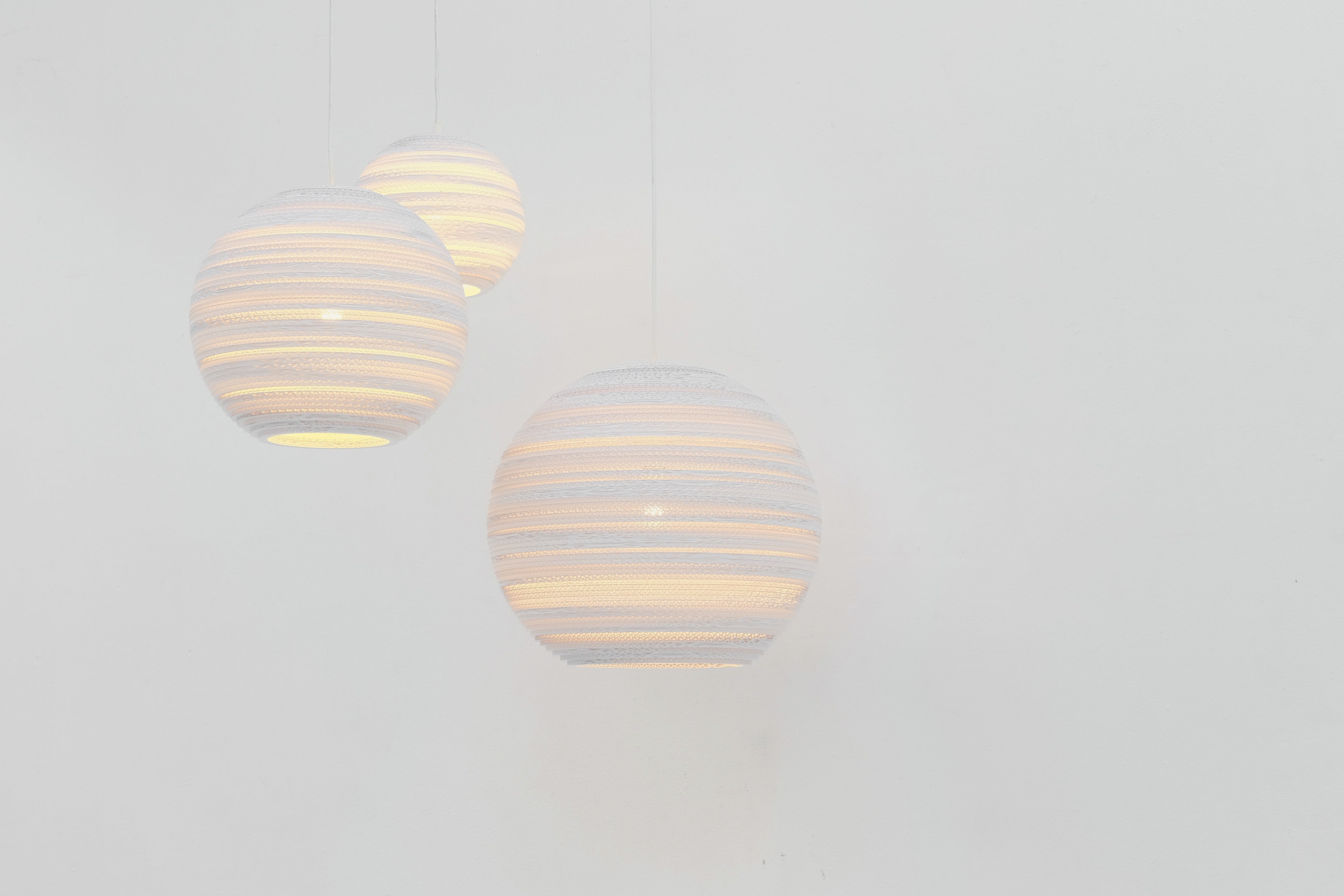 Lampe Cardboard weiß