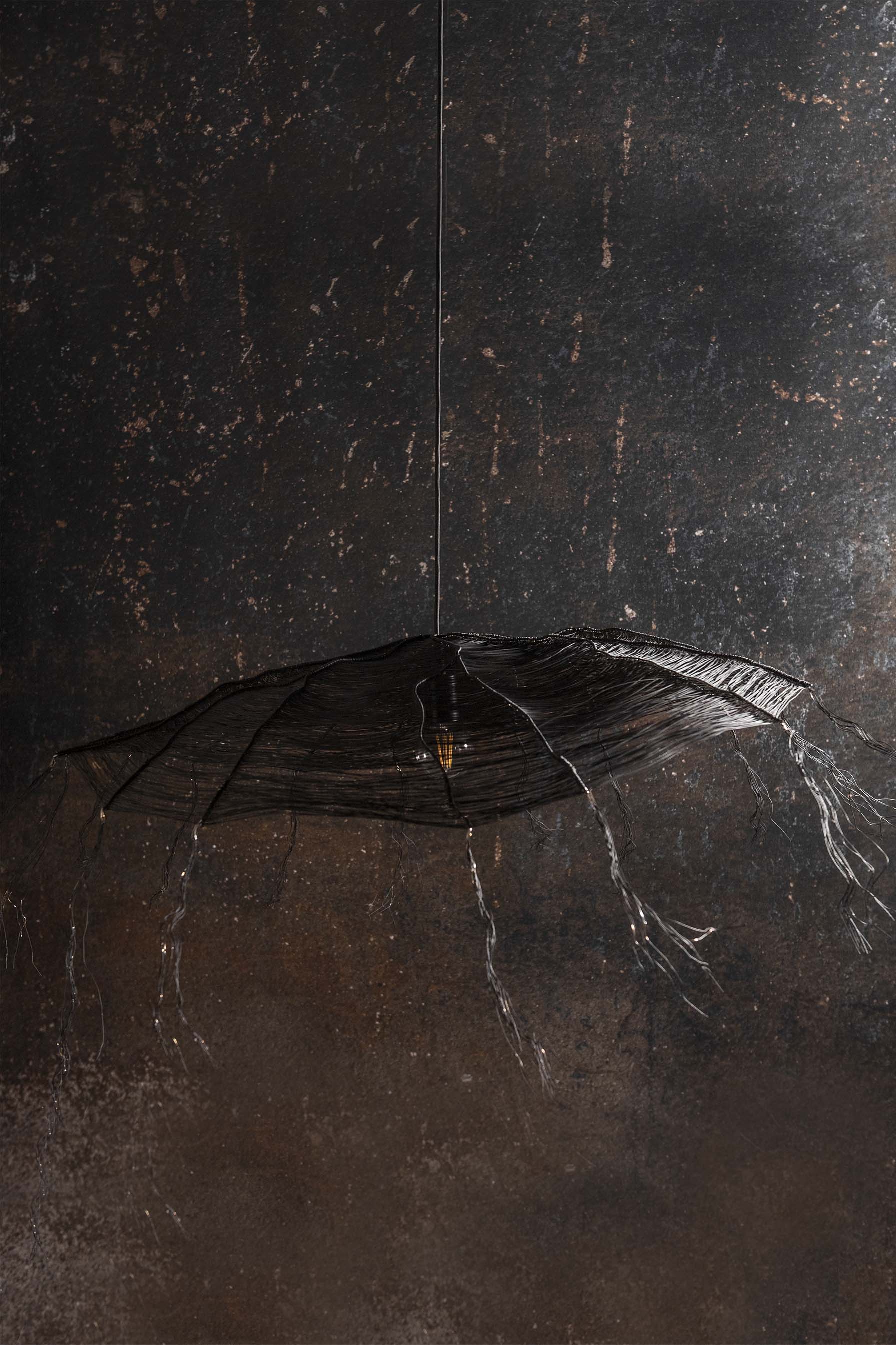 Suspension lamp Rhizome black