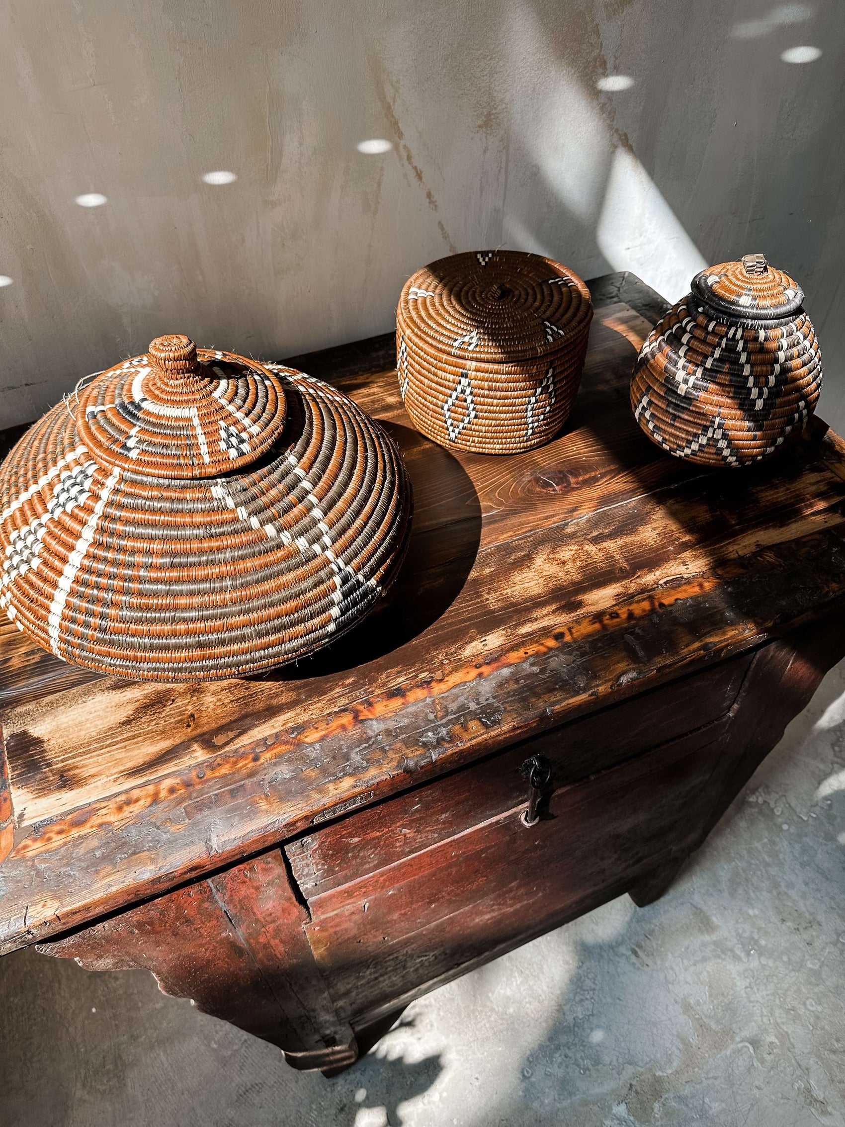 baskets & tables from South Africa