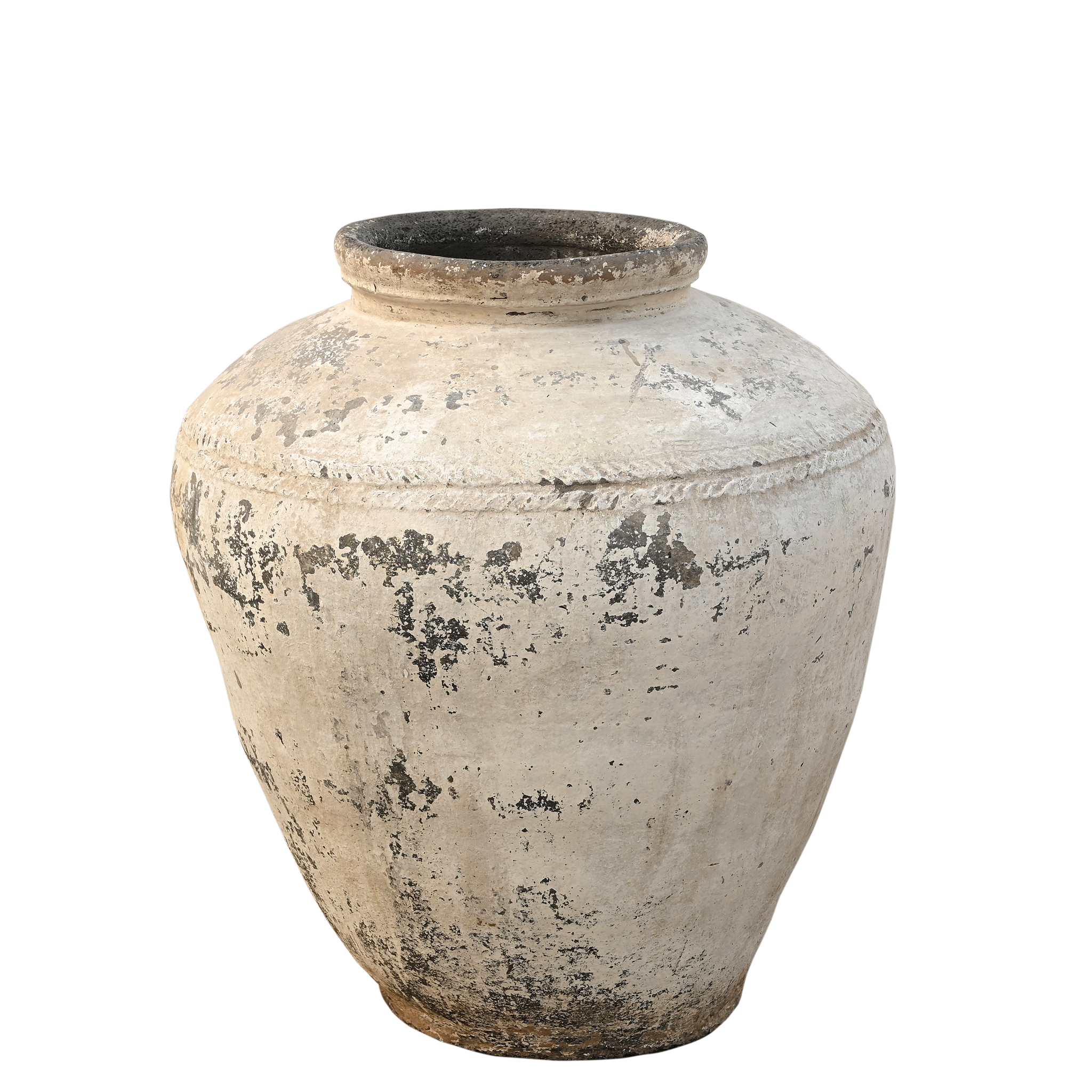 large Indian terracotta jar
