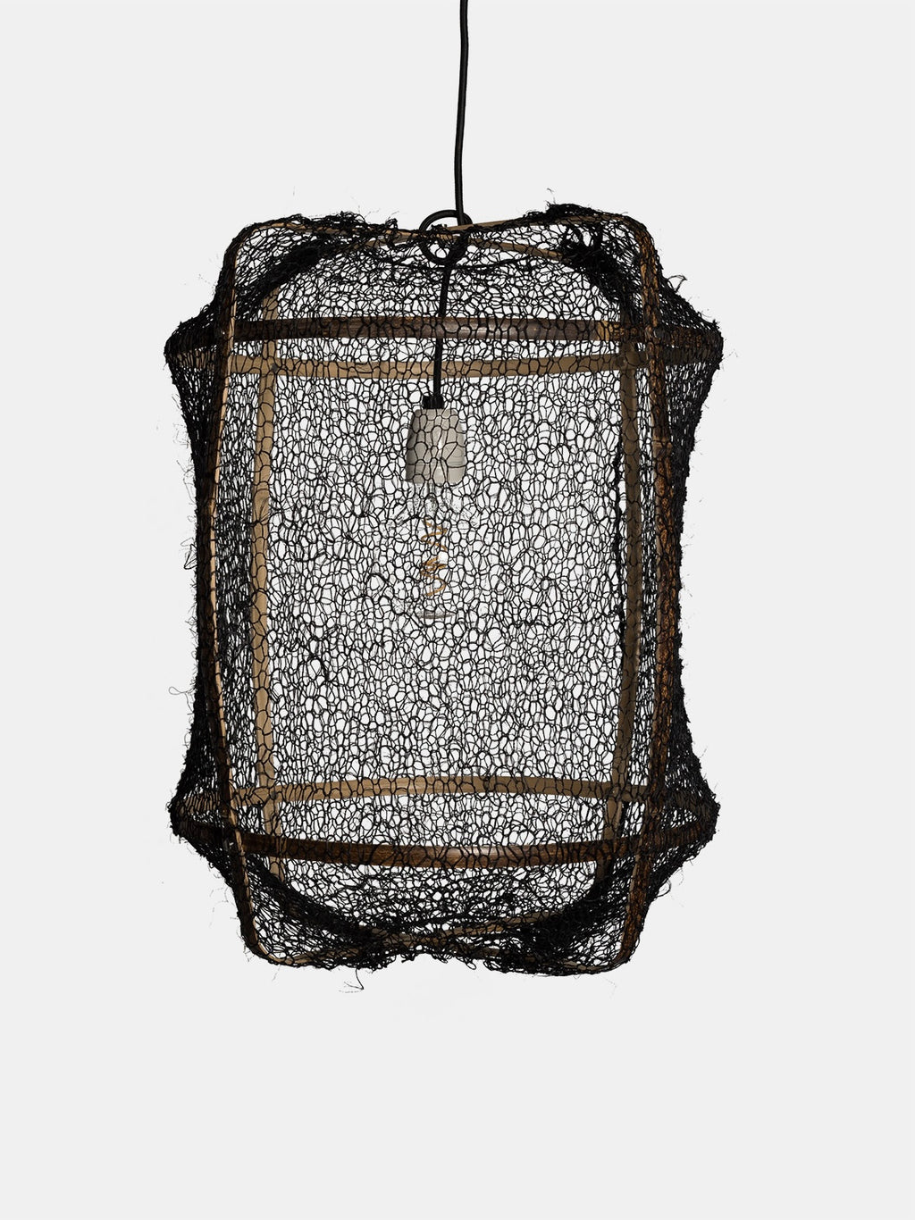 lamp bamboo / sisal black