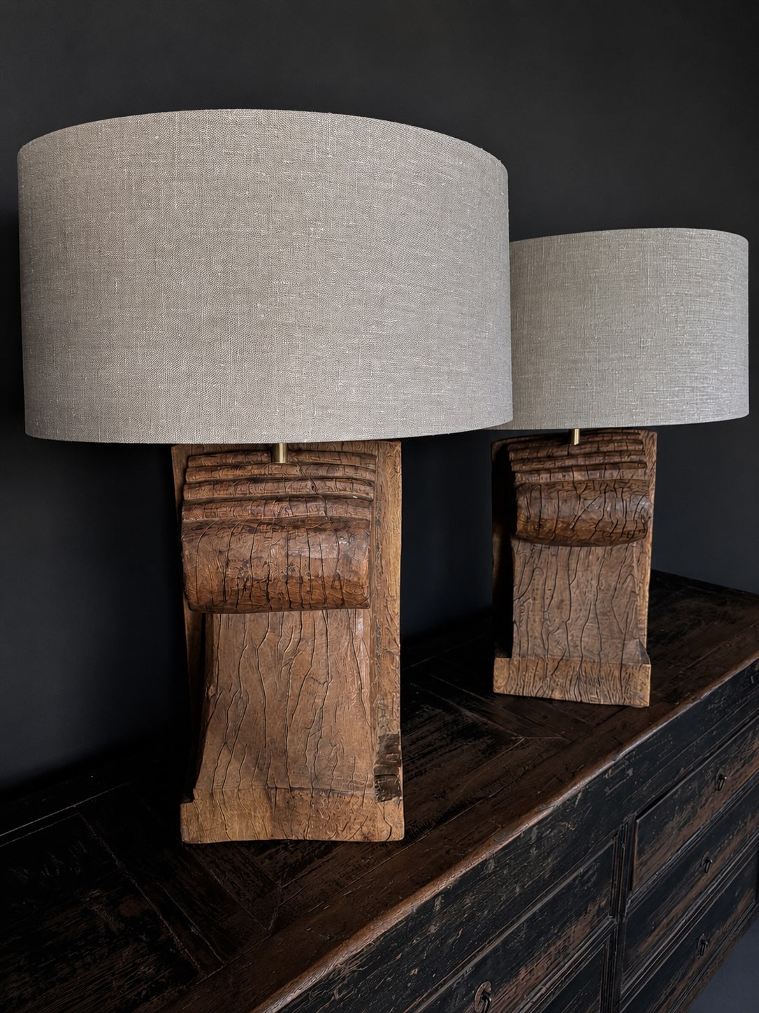 Himachal table lamps – pair