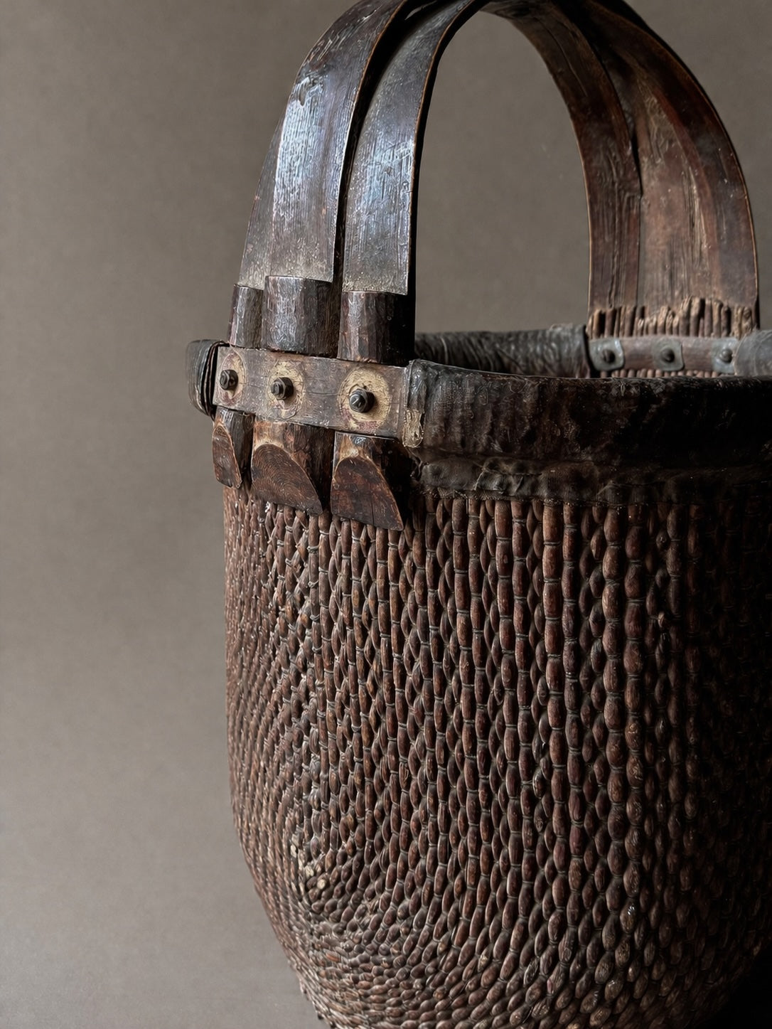 antique basket with handle - No. 2