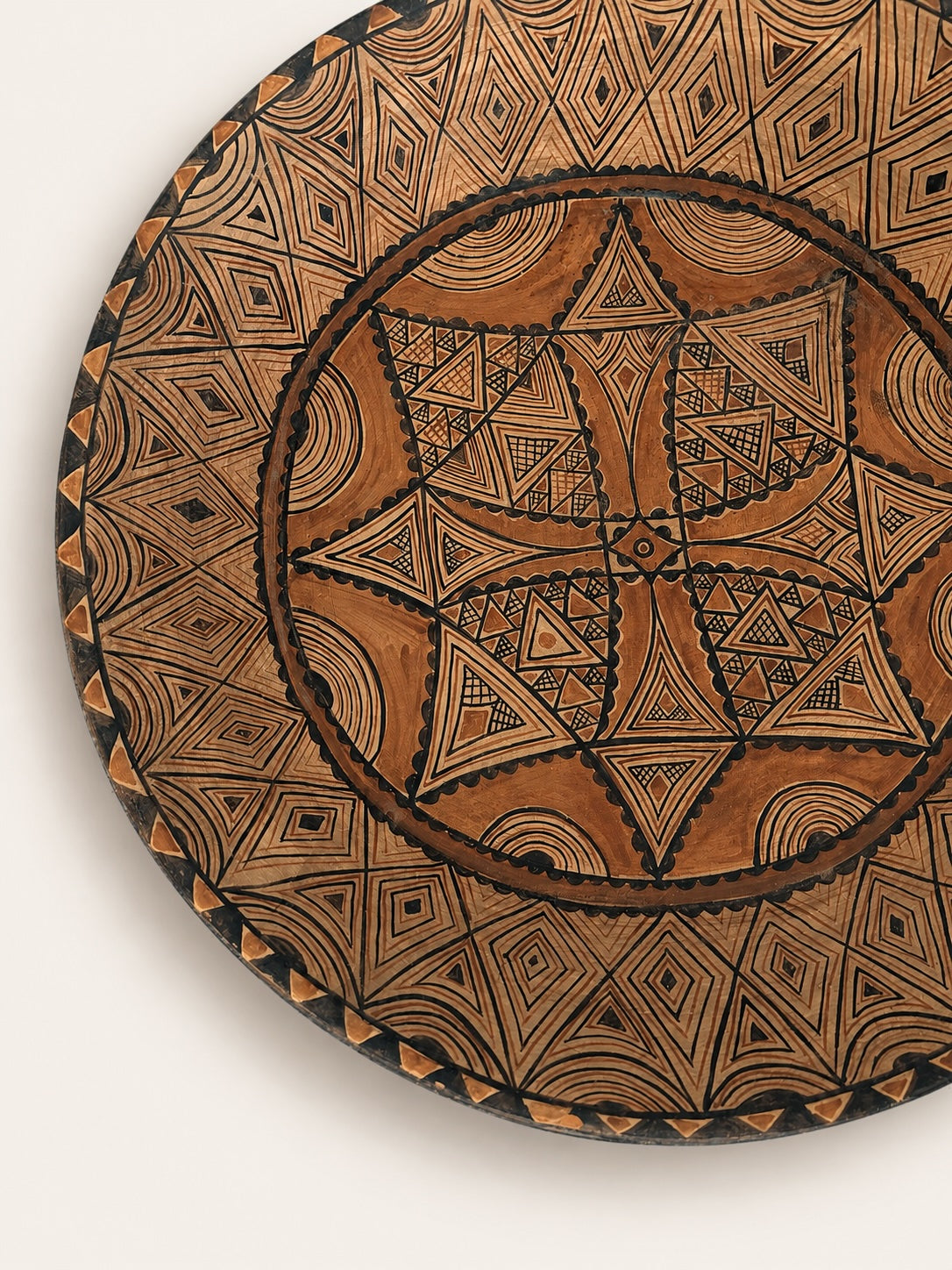 large Berber clay bowl